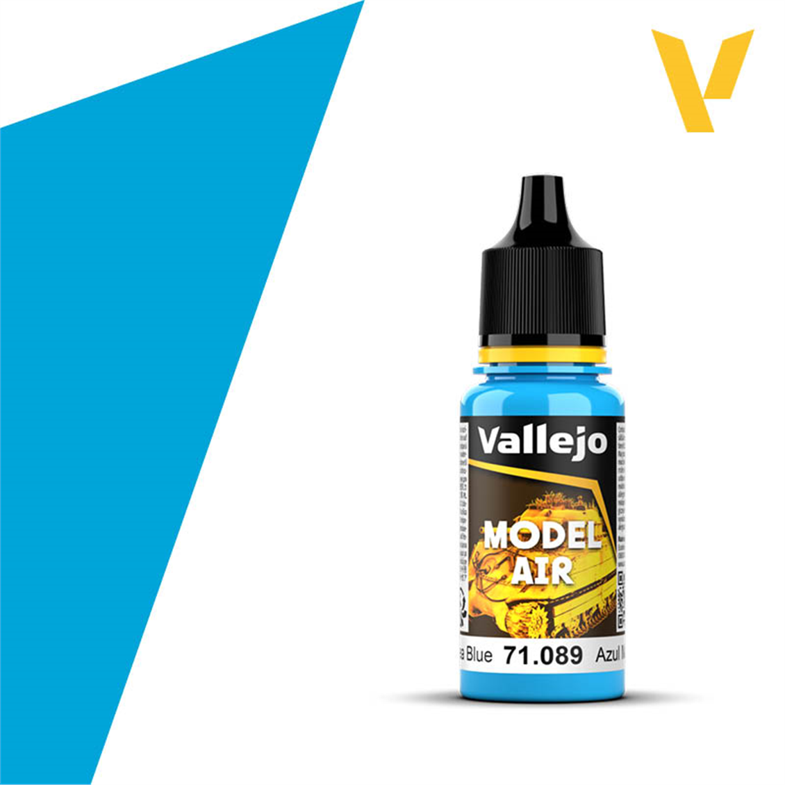 Vallejo 71089 18 ml. Light Sea Blue, Model Air Serisi Model Boyası