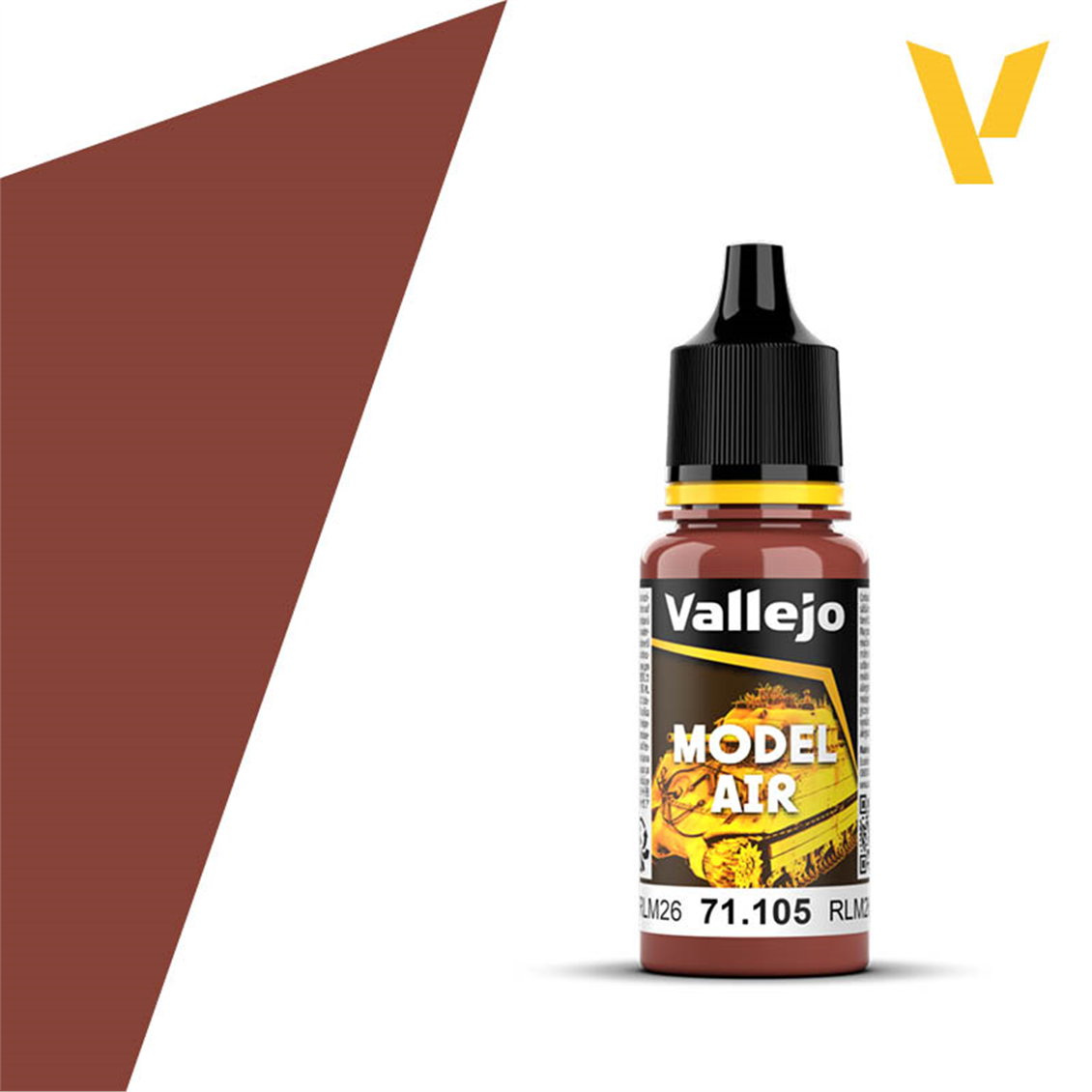 Vallejo 71105 18 ml. Brown RLM26, Model Air Series Model Paint