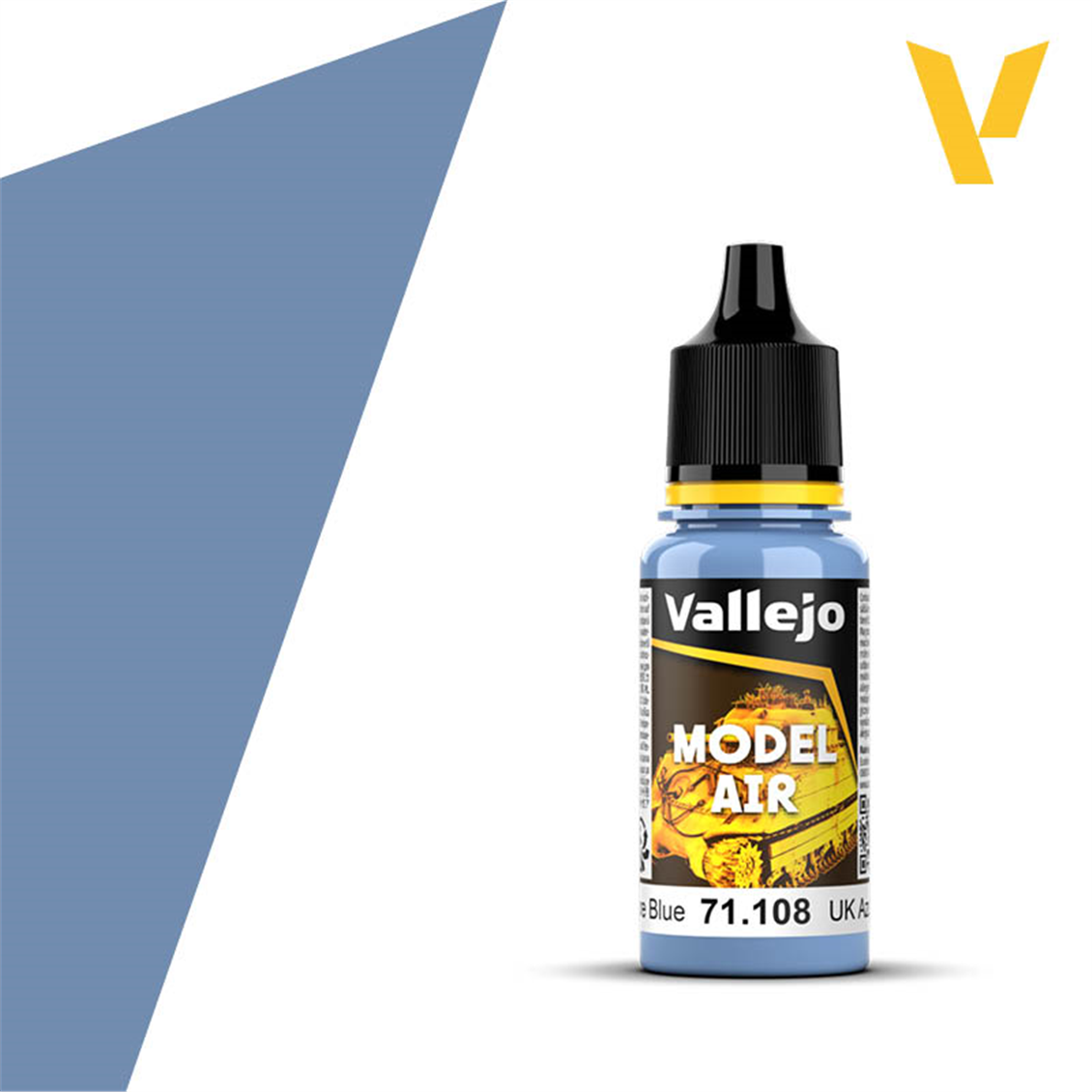 Vallejo 71108 18 ml. UK Azure Blue, Model Air Series Model Paint