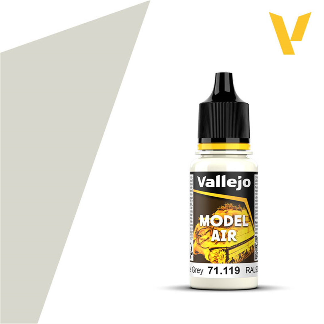 Vallejo 71119 18 ml. White Grey, Model Air Serisi Model Boyası