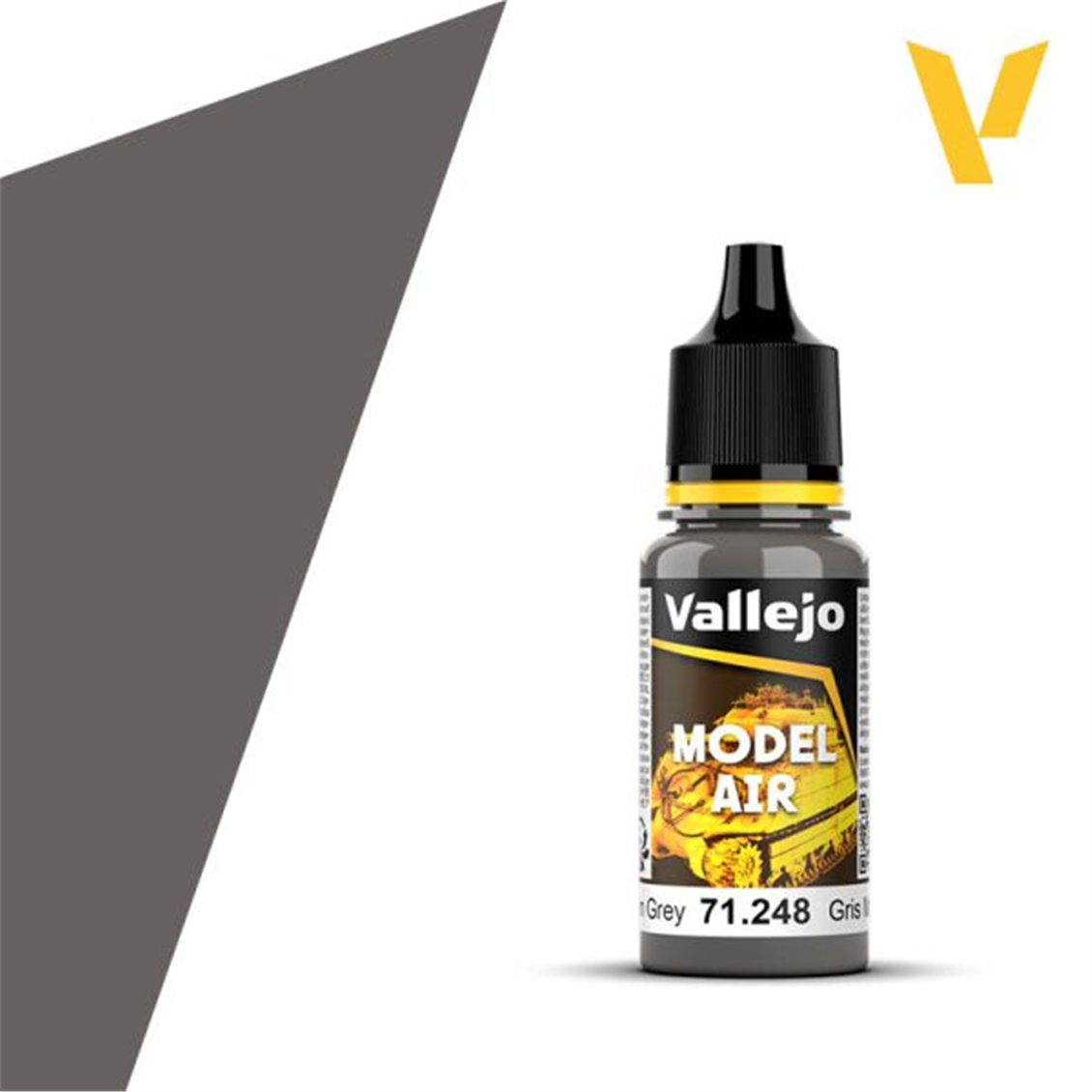 Vallejo 71248 18 ml. Brown Grey, Model Air Serisi Model Boyası