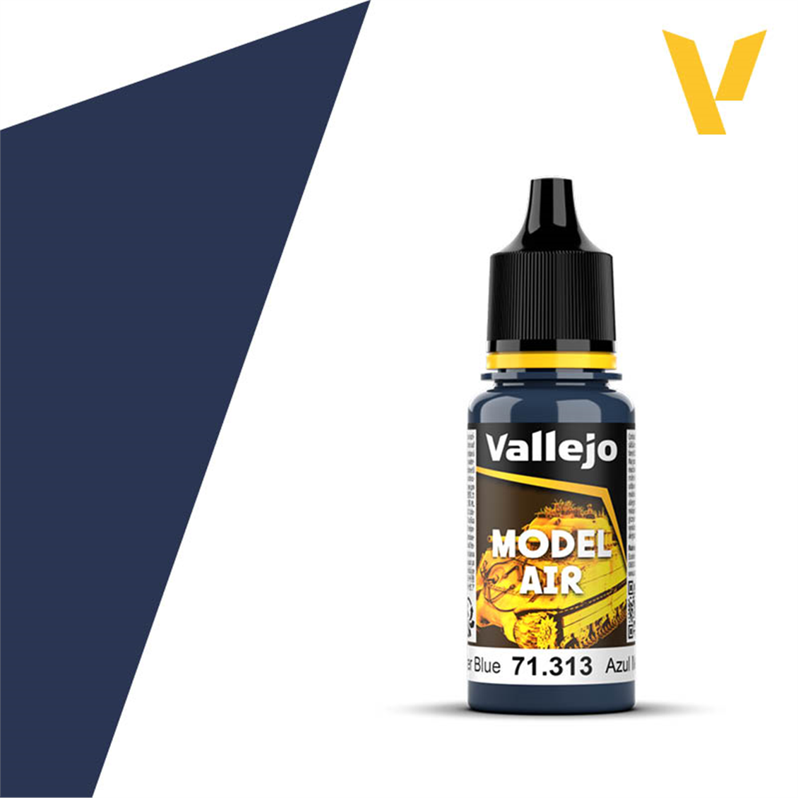 Vallejo 71313 18 ml. Dark Mediterranean Blue, Model Air Series Model Paint