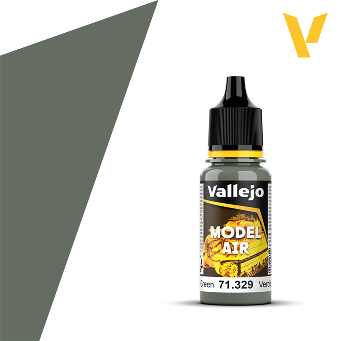 Vallejo 71329 18 ml. Green, Model Air Serisi Model Boyası