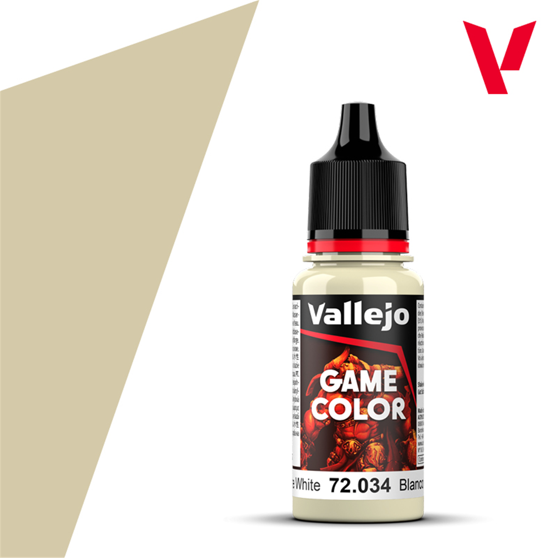 Vallejo 72034 18 ml. Bonewhite, Game Color Serisi Model Boyası