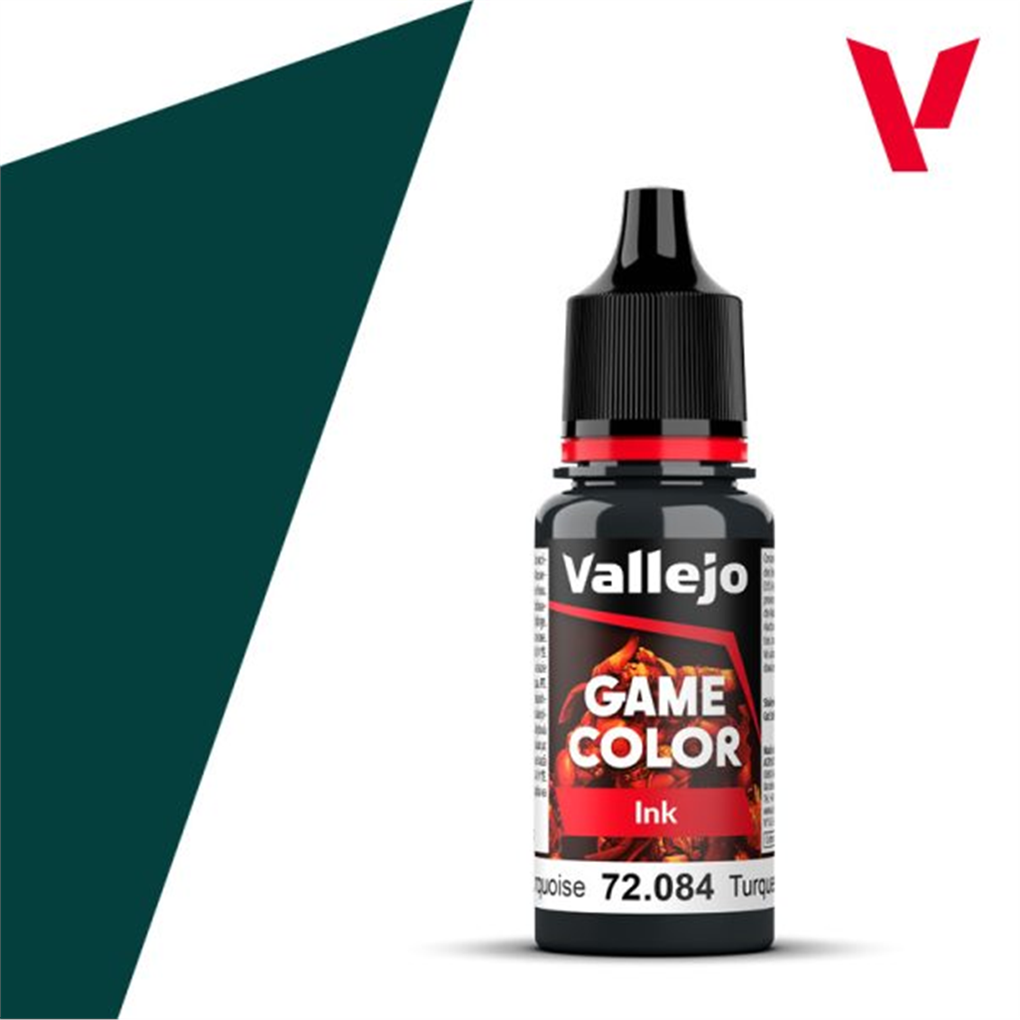 Vallejo 72084 18 ml. Dark Turquoise, Game Color Series Model Paint