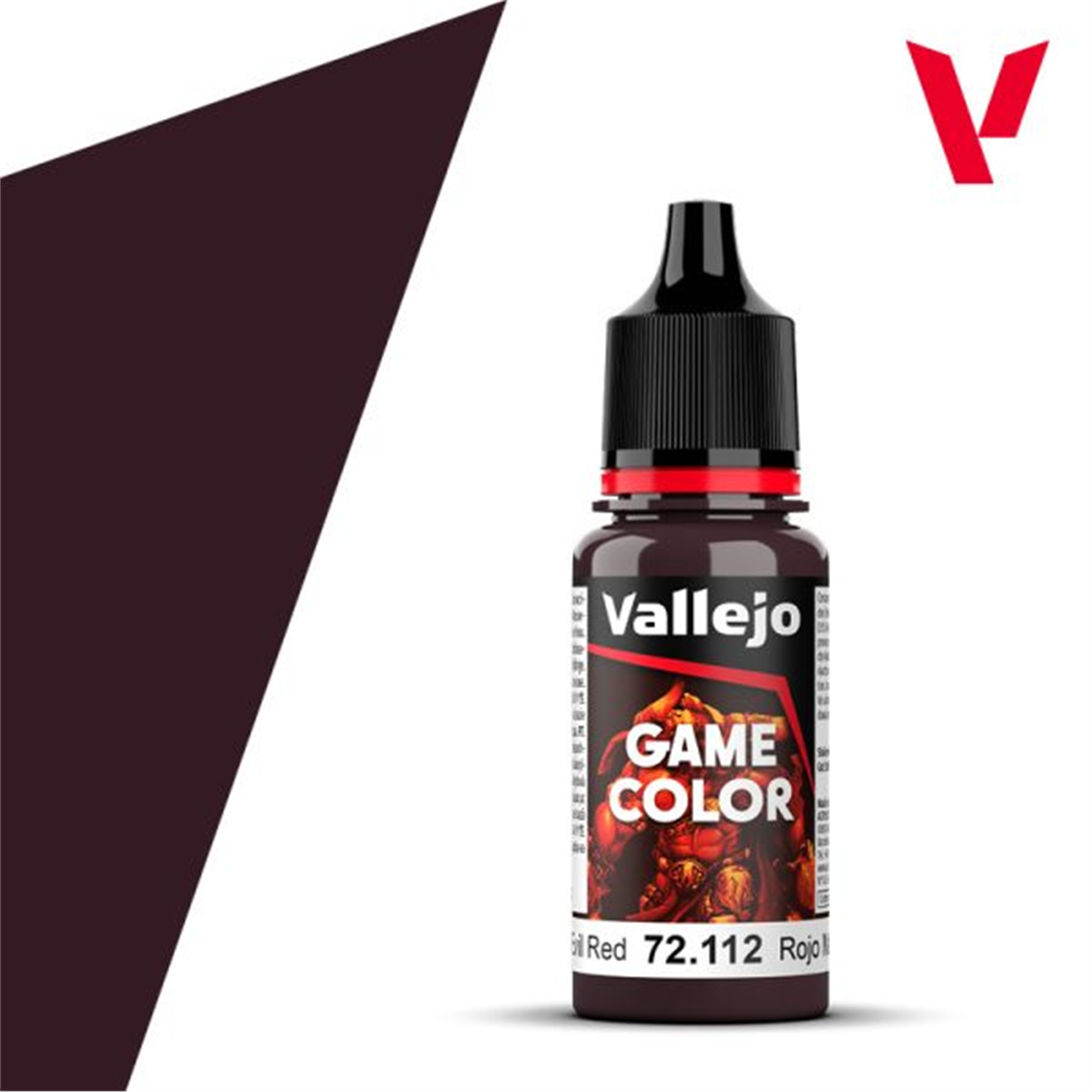 Vallejo 72112 18 ml. Evil Red, Game Color Series Model Paint