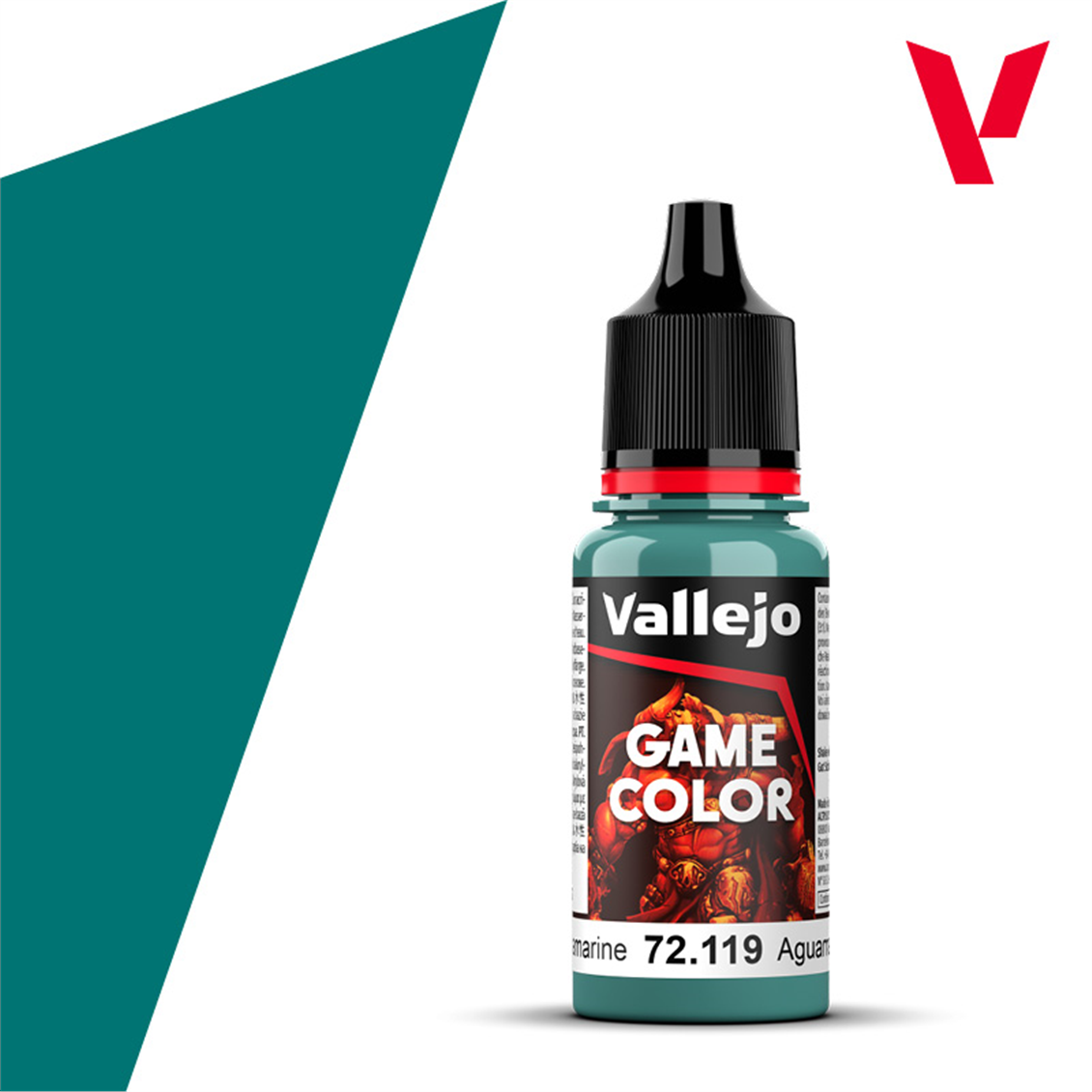 Vallejo 72119 18 ml. Aquamarine, Game Color Series Model Paint