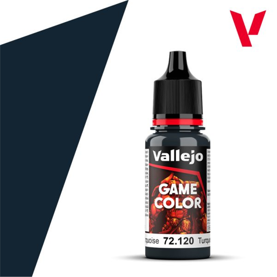 Vallejo 72120 18 ml. Abyssal Turquoise, Game Color Series Model Paint