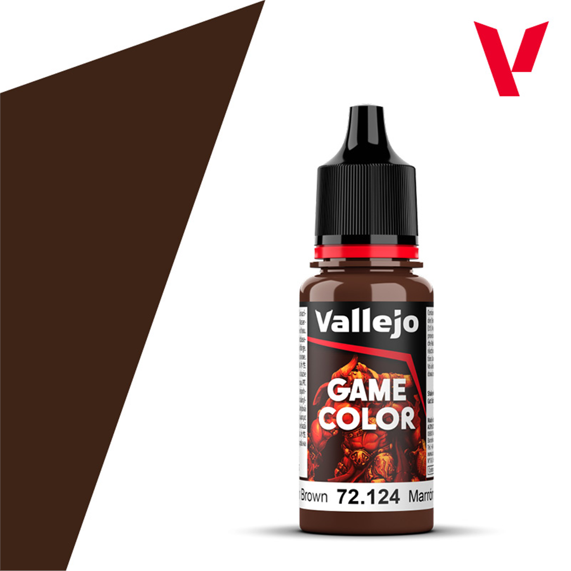 Vallejo 72124 18 ml. Gorgon Brown, Game Color Series Model Paint