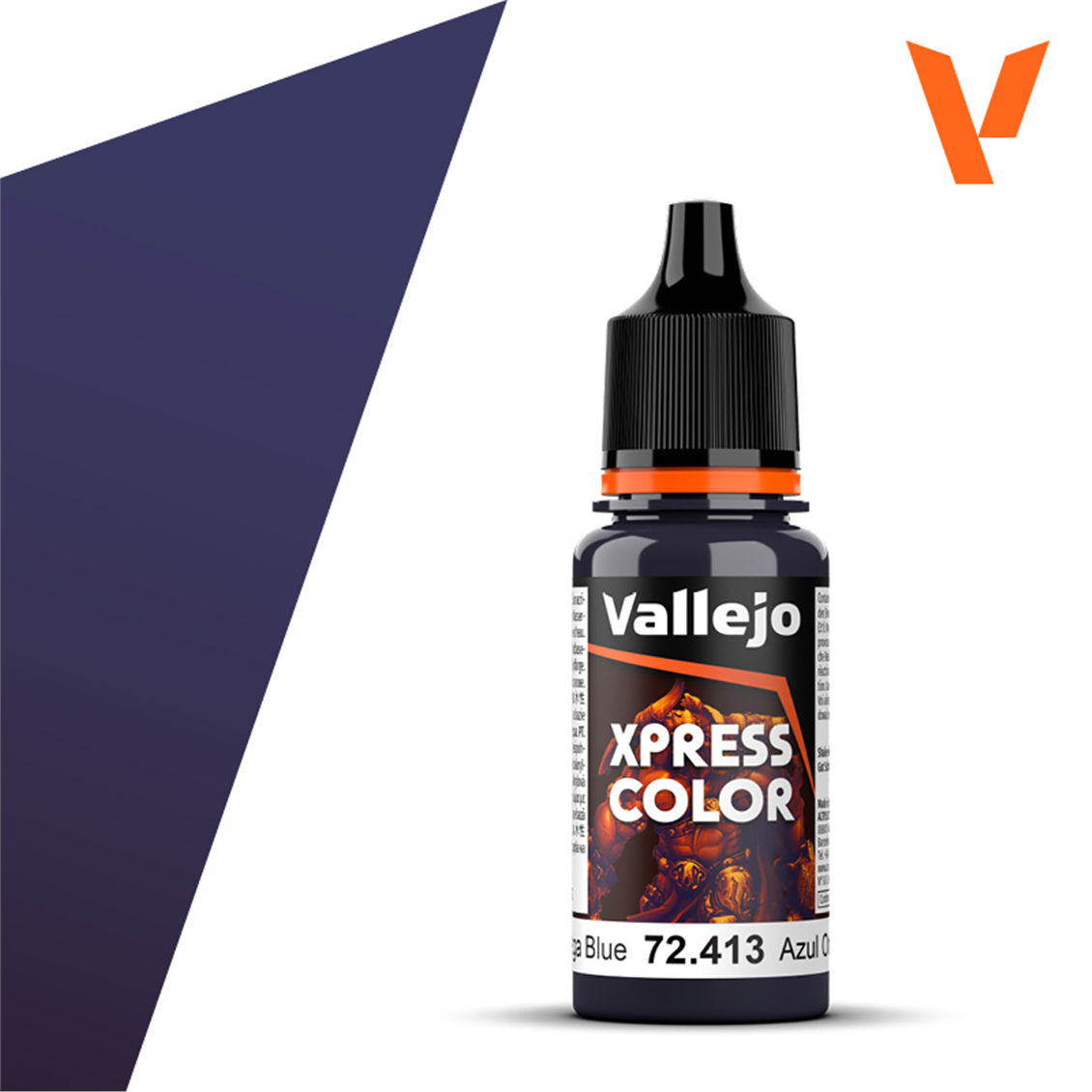 Vallejo 72413 18 ml. Omega Blue, Xpress Game Color Series Model Paint
