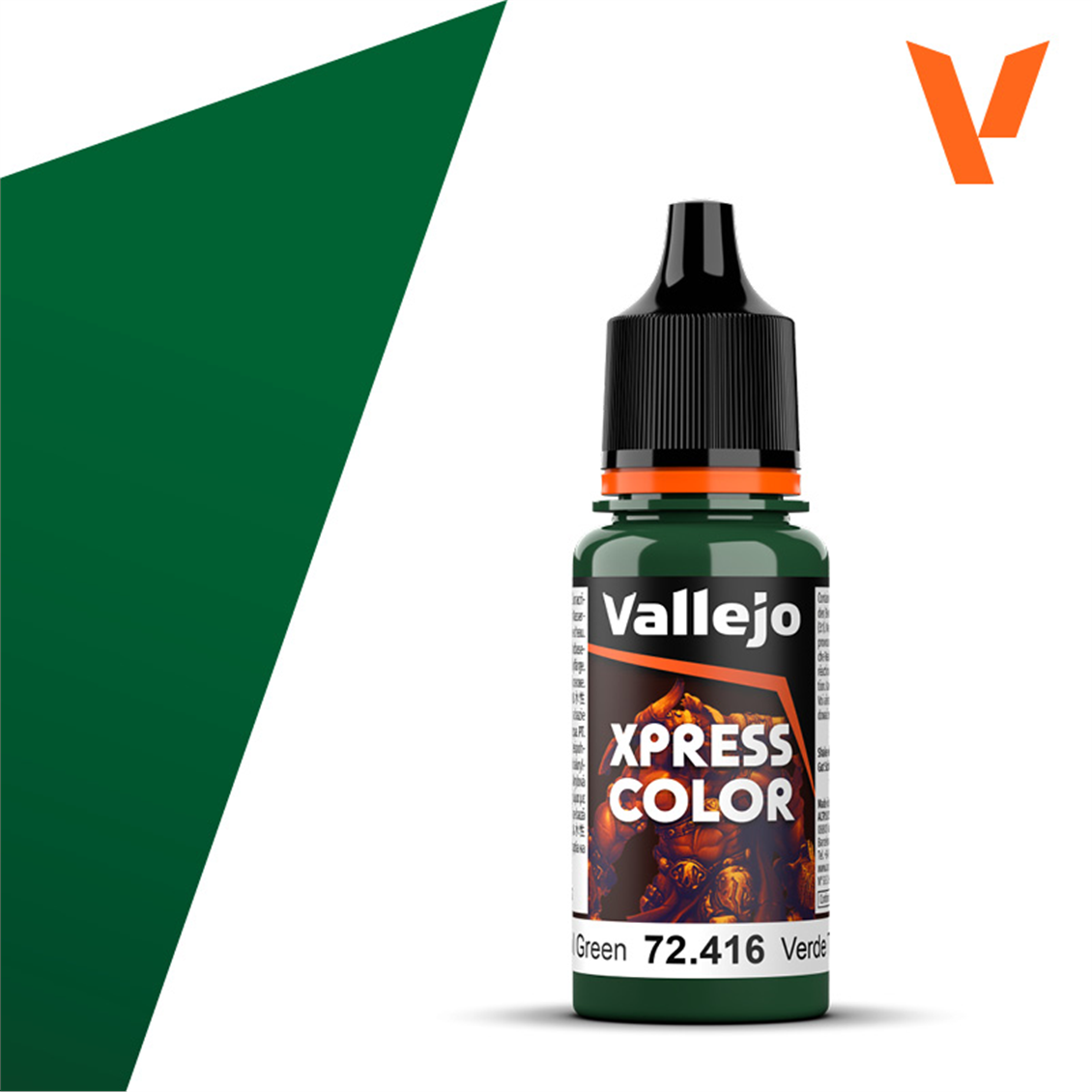 Vallejo 72416 18 ml. Troll Green, Xpress Game Color Series Model Paint