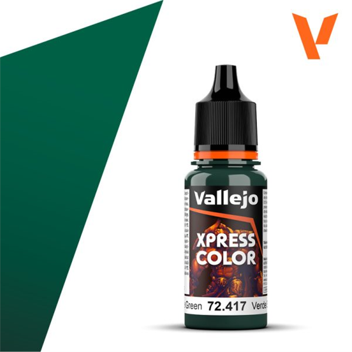 Vallejo 72417 18 ml. Snake Green, Xpress Game Color Series Model Paint
