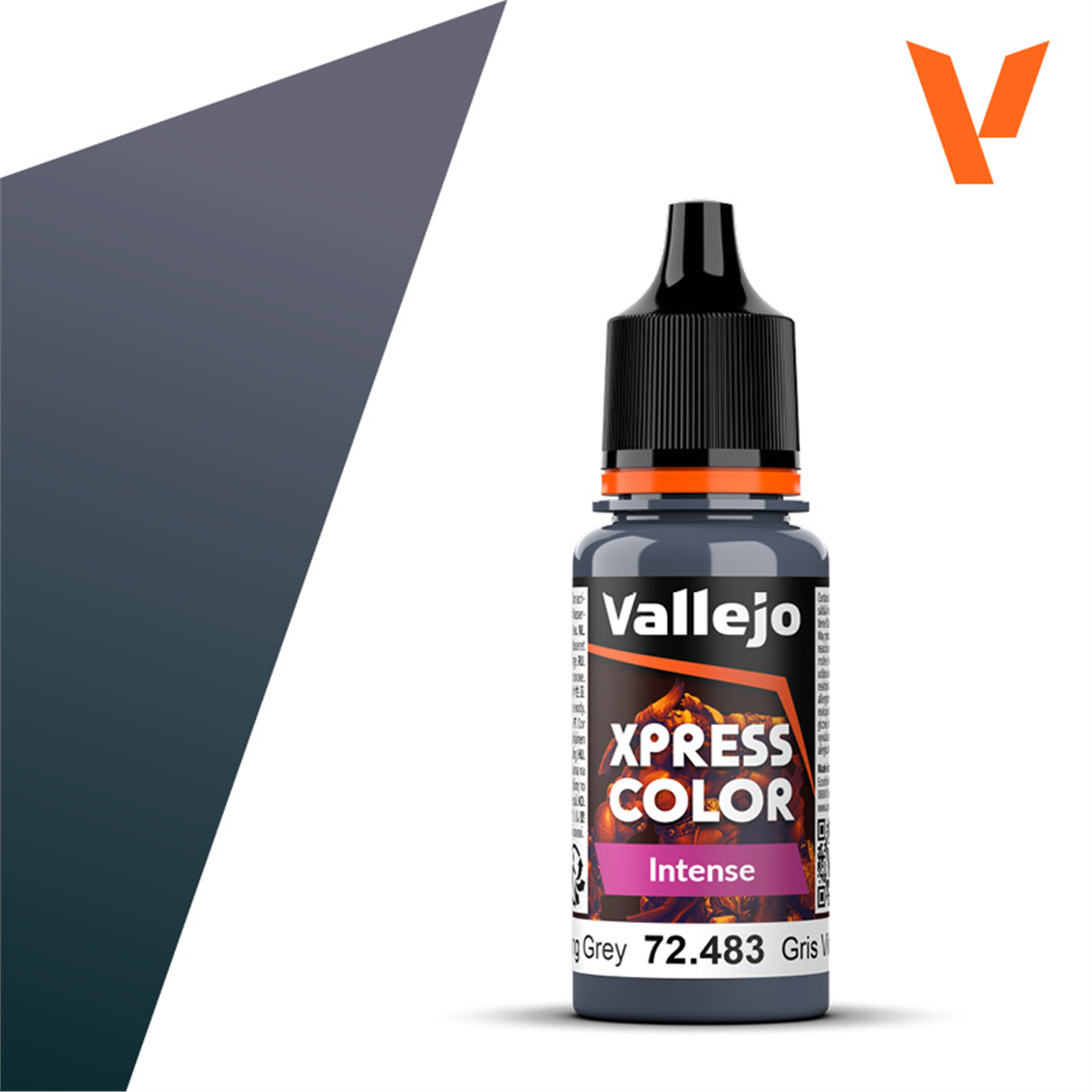 Vallejo 72483 18 ml. Viking Grey, Xpress Game Color Serisi Model Boyası