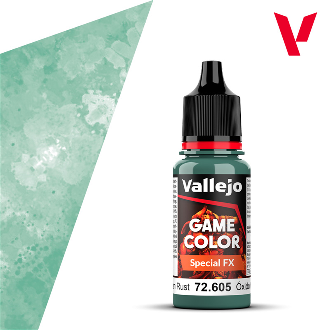 Vallejo 72605 18 ml. Green Rust, Special FX Game Color Series Model Paint