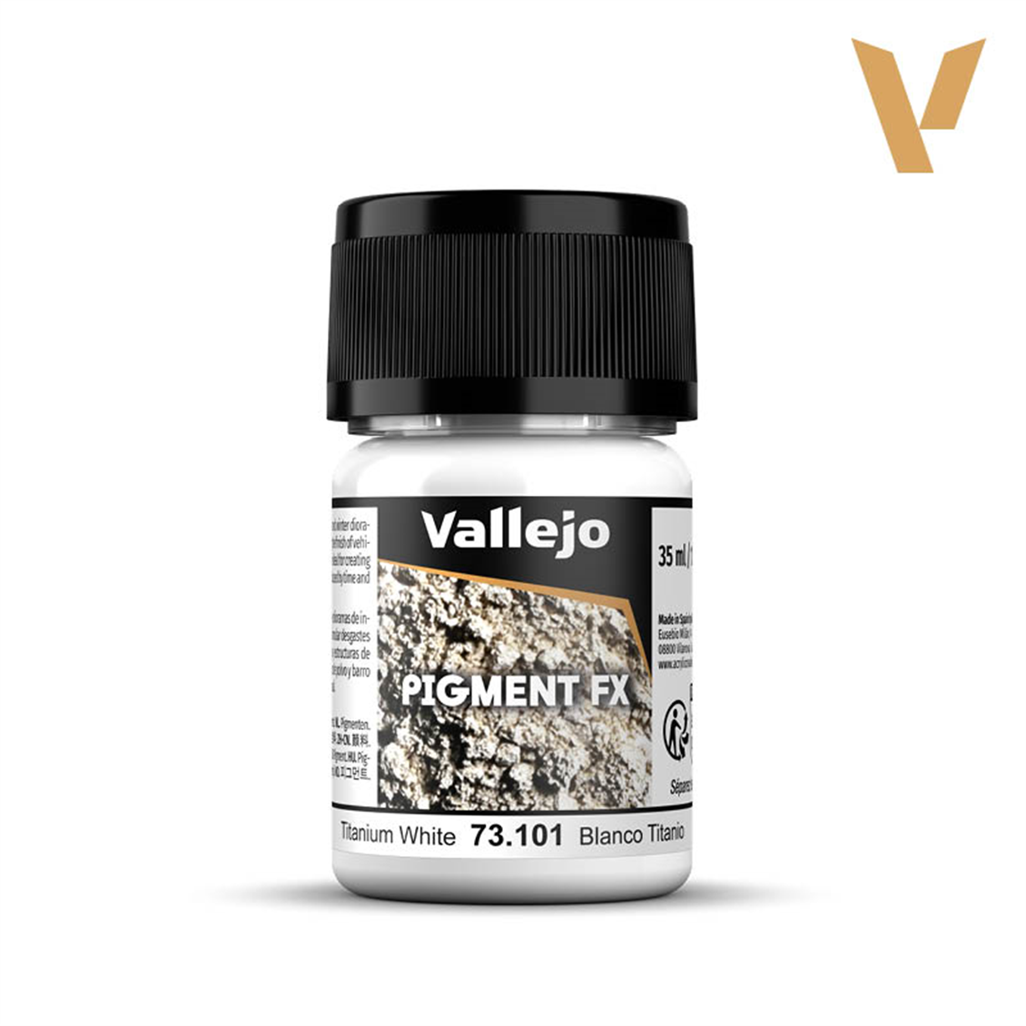 Vallejo 73101 35 ml. Titanium White, Model Paint Pigment