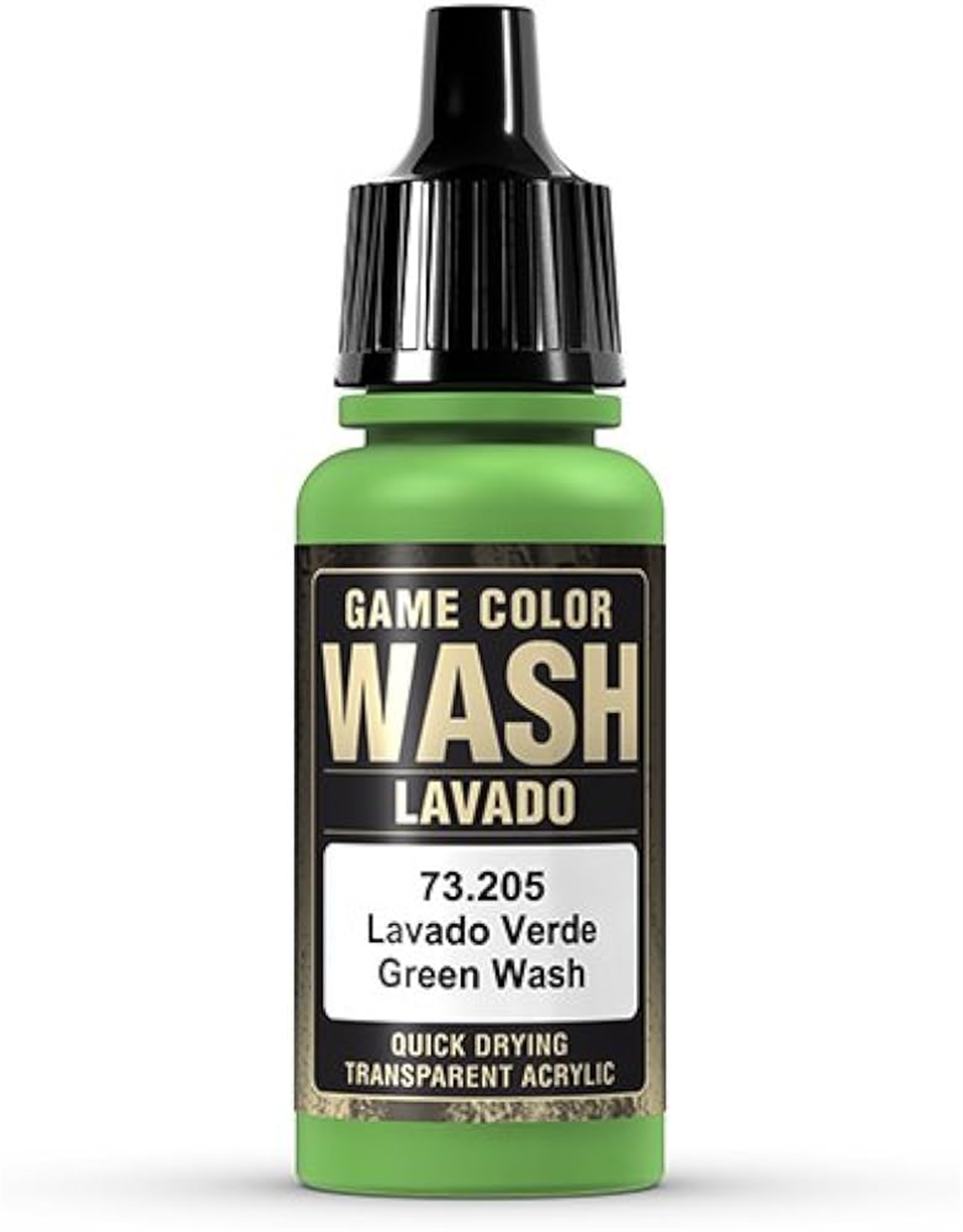 Vallejo 73205 18 ml. Green Wash, Game Color Series Model Paint