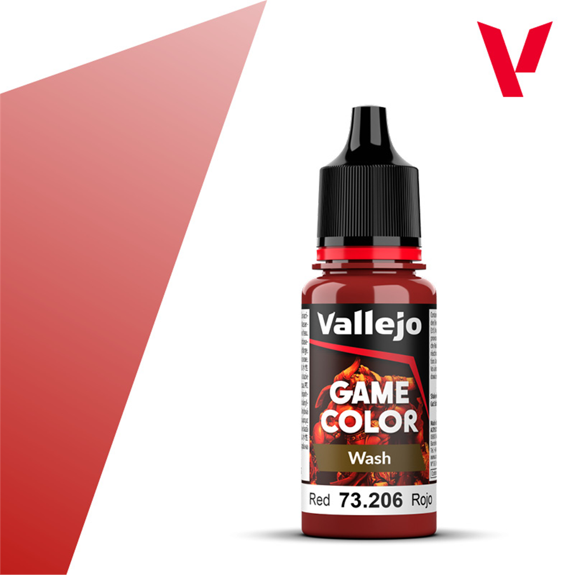 Vallejo 73206 18 ml. Red Wash, Game Color Series Model Paint