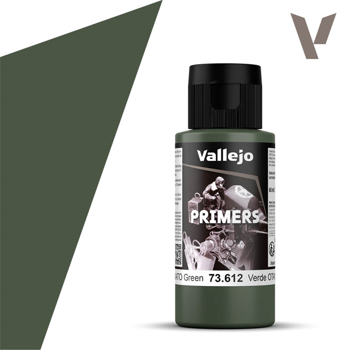 Vallejo 73612 60 ml. Nato Green, Astar Model Boyası