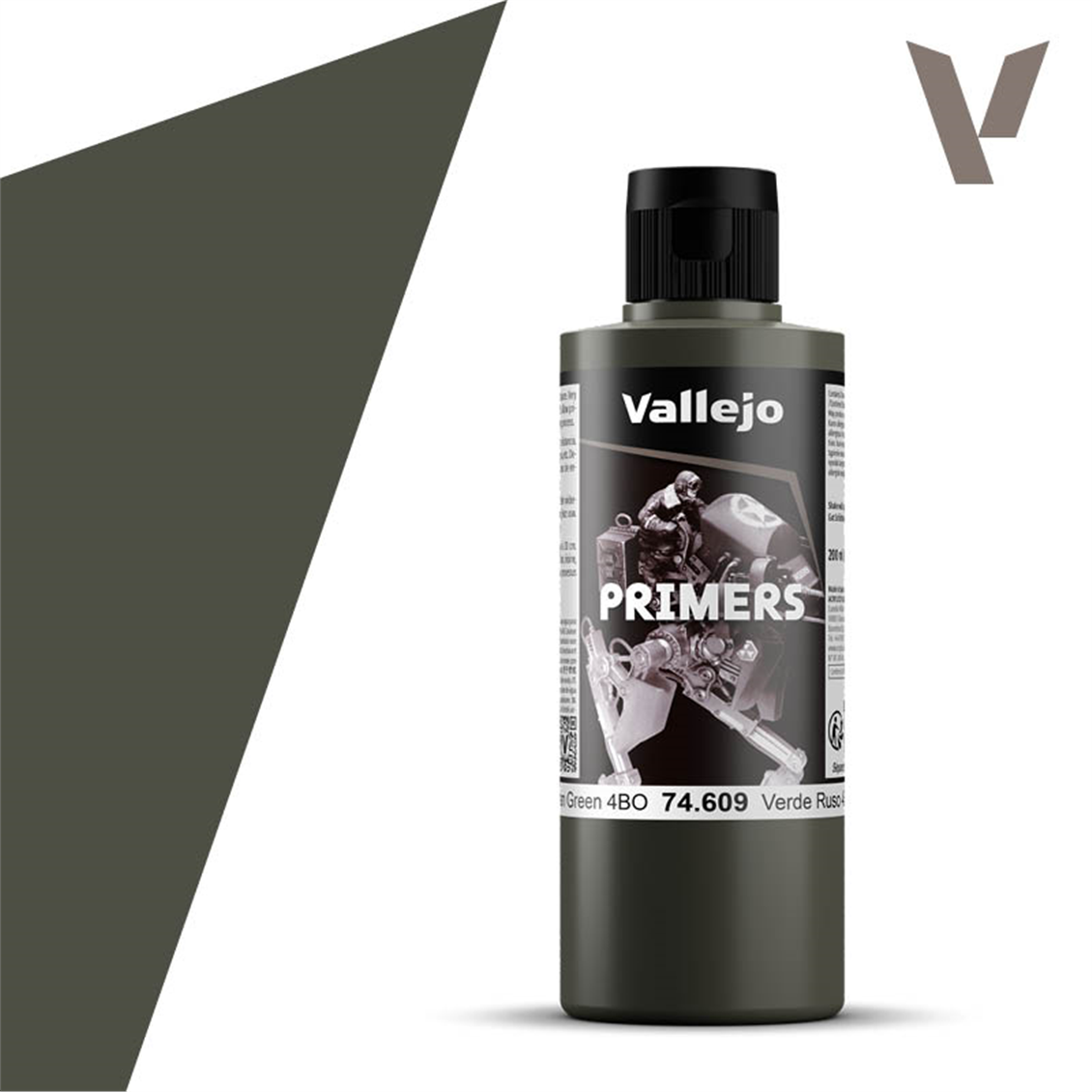 Vallejo 74609 200 ml. Russian Green 4BO, Primer Model Paint