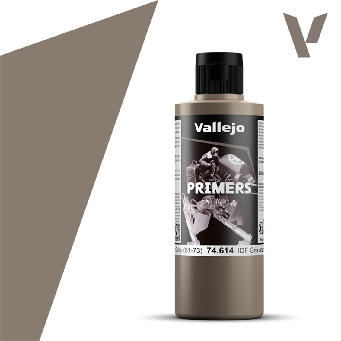 Vallejo 74614 200 ml. IDF Israelí Sand Grey 61-73, Astar Model Boyası