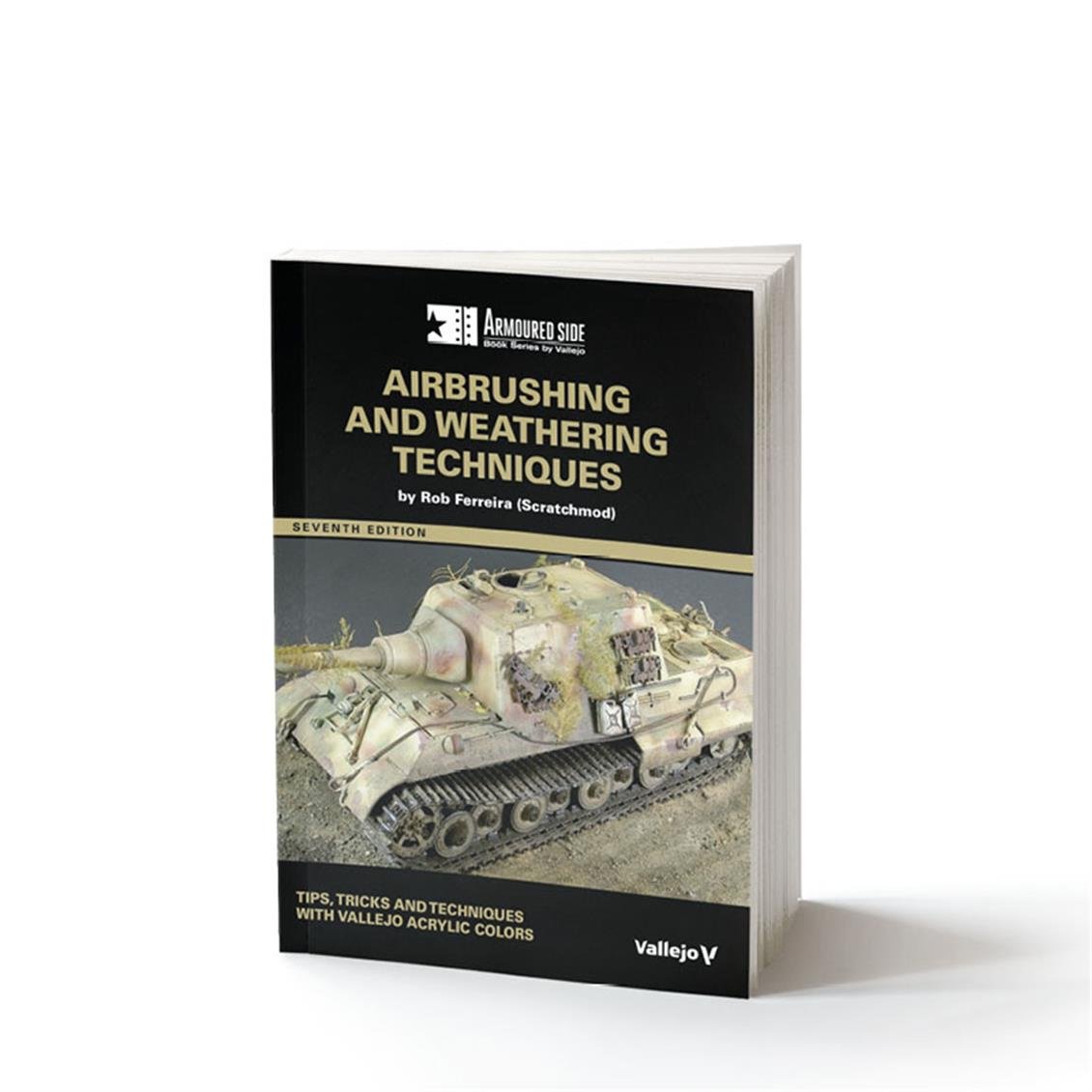 Vallejo 75002 Airbrush And Weathering Techniques, 200 Sayfa, İngilizce Modelcilik Kitabı