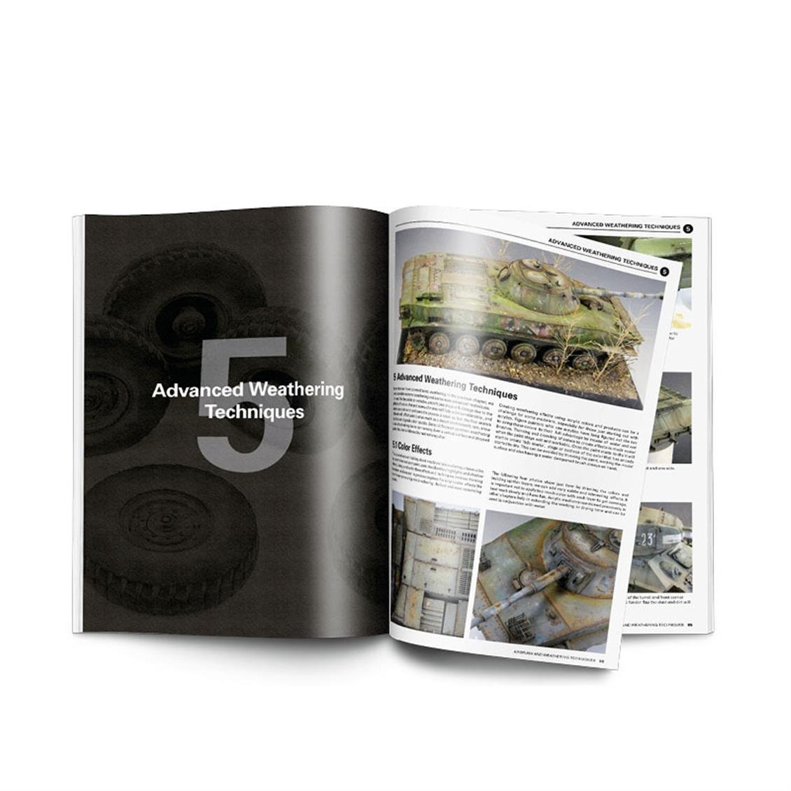 Vallejo 75002 Airbrush And Weathering Techniques, 200 Sayfa, İngilizce Modelcilik Kitabı