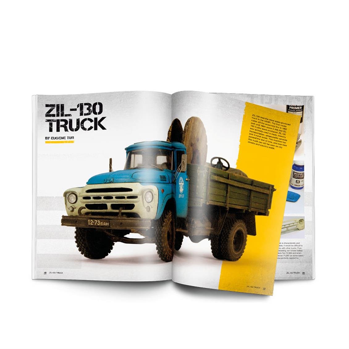 Vallejo 75012 Civil Vehicles by Eugene Tur, 116 Sayfa, İngilizce Modelcilik Kitabı