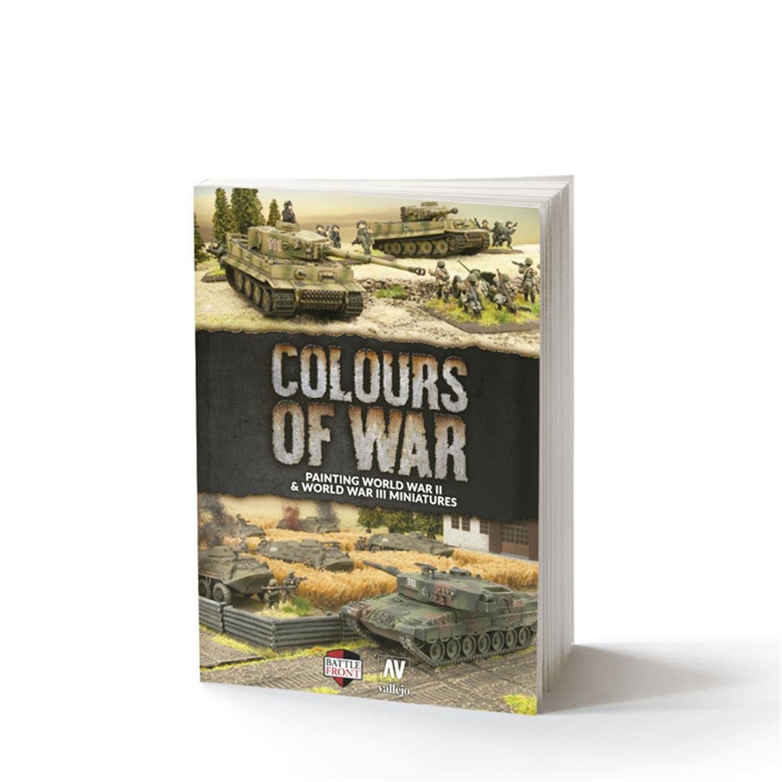 Vallejo 75013 Colours of War  Painting WWII & WWIII miniatures, 140 Sayfa, İngilizce Modelcilik Kitabı
