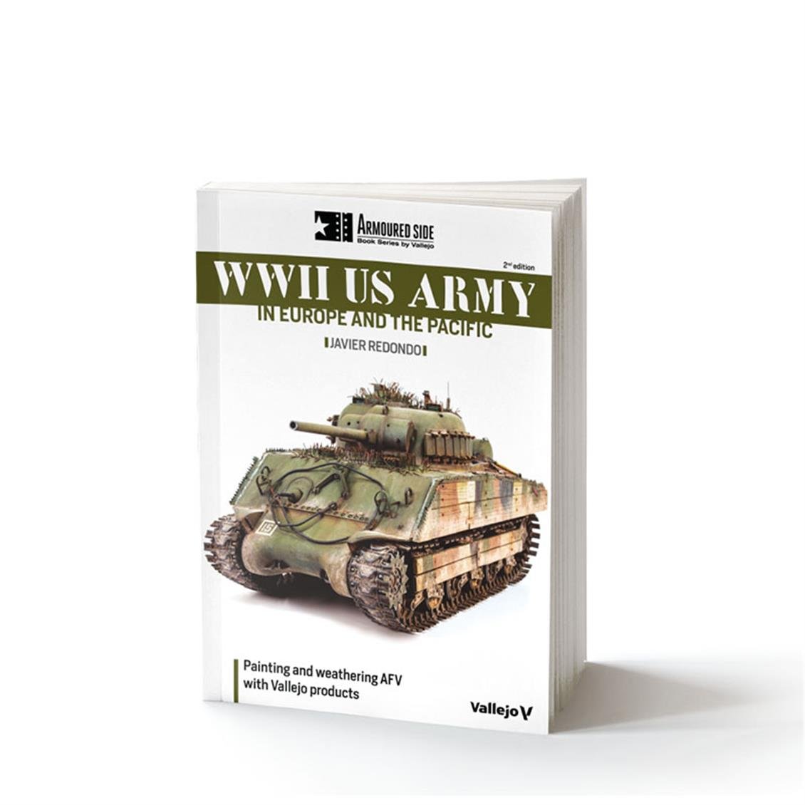 Vallejo 75019 WWII US ARMY in Europe and the Pacific,  128 Sayfa, İngilizce Modelcilik Kitabı