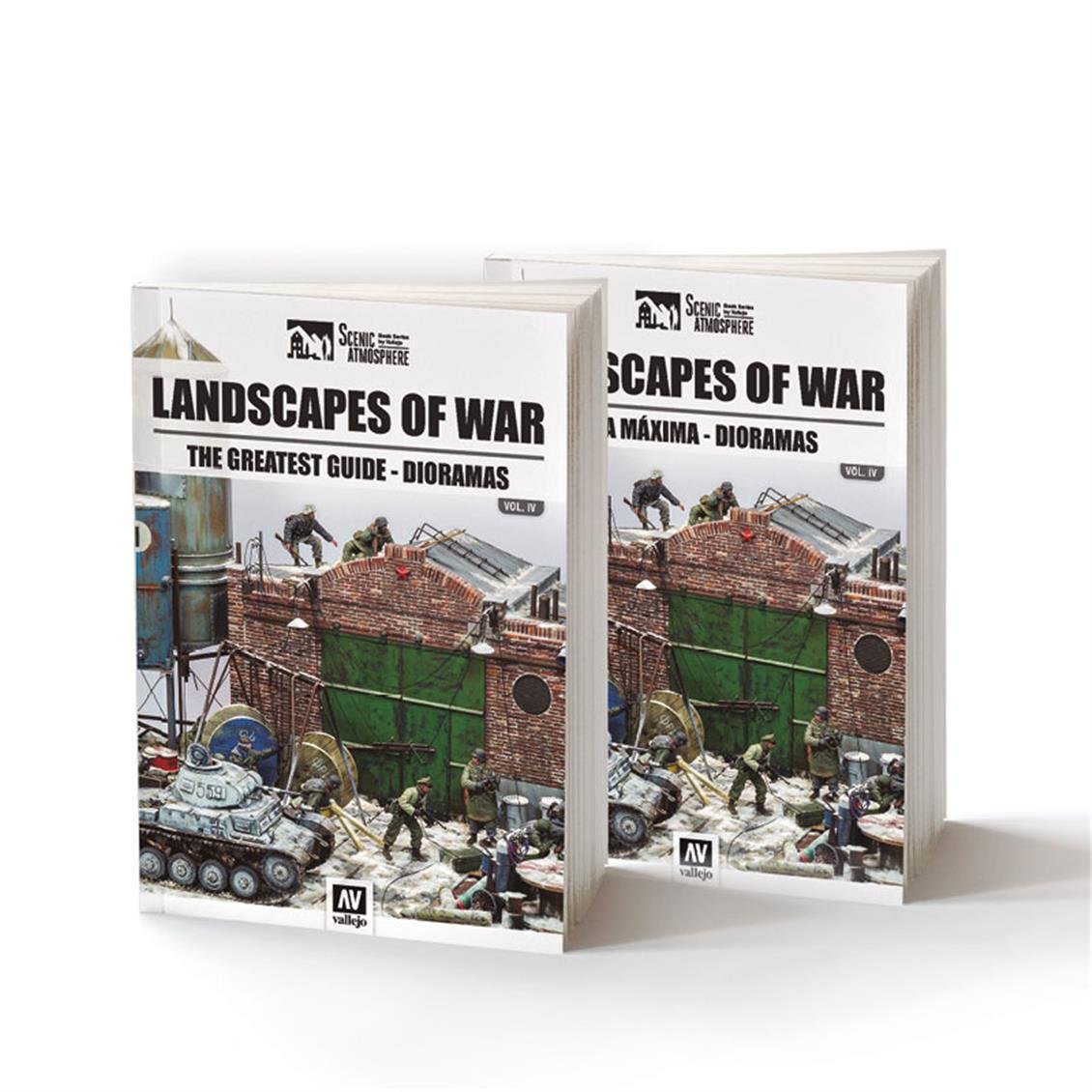 Vallejo 75026 Landscapes of War Vol.4, 120 Sayfa, İngilizce Modelcilik Kitabı