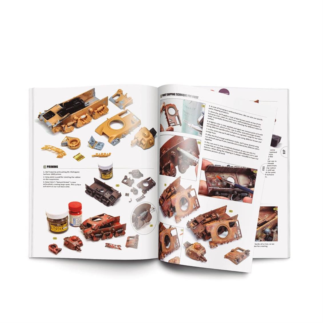 Vallejo 75030 Diorama Project 1.1 AFV at War, 120 Sayfa, İngilizce Modelcilik Kitabı