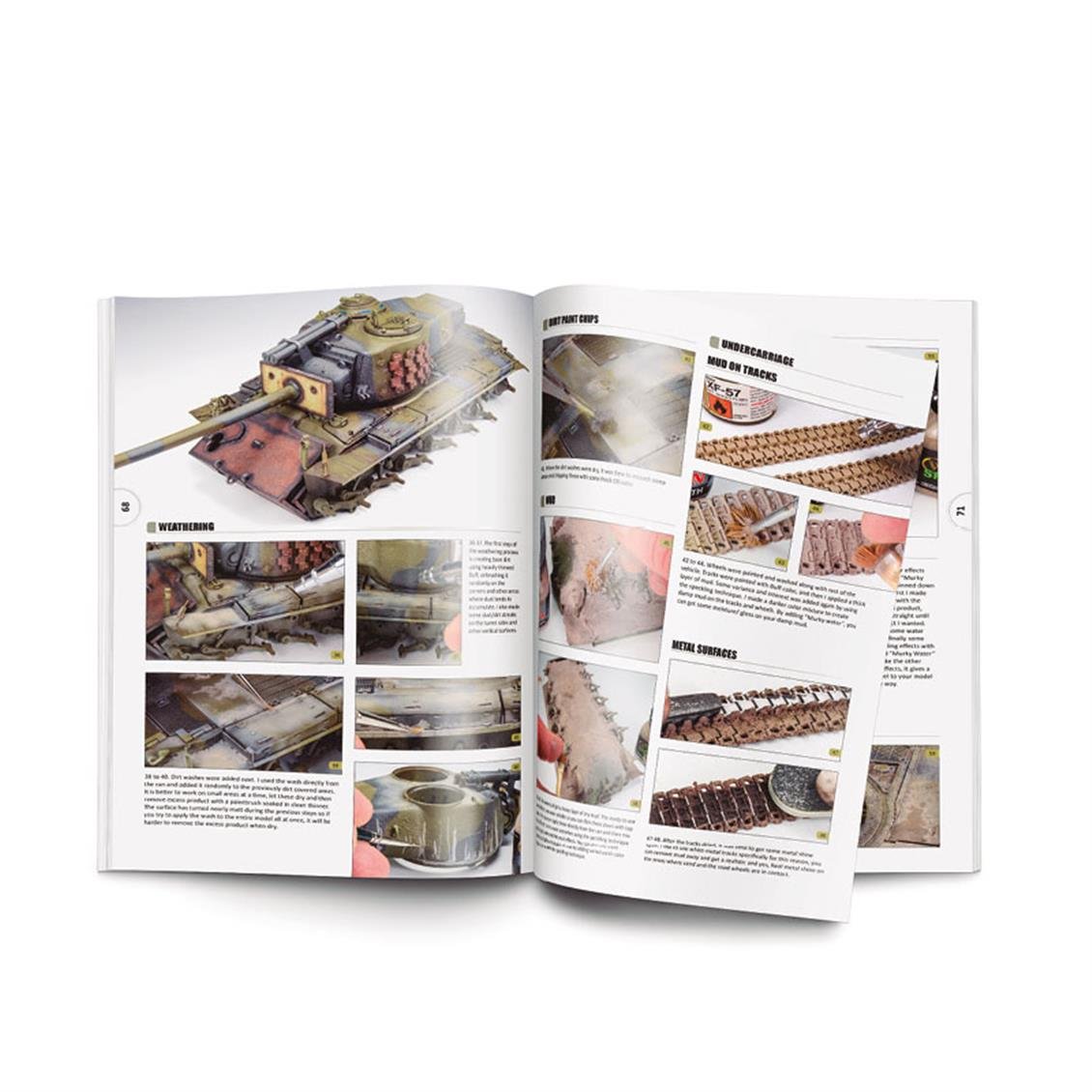 Vallejo 75030 Diorama Project 1.1 AFV at War, 120 Sayfa, İngilizce Modelcilik Kitabı