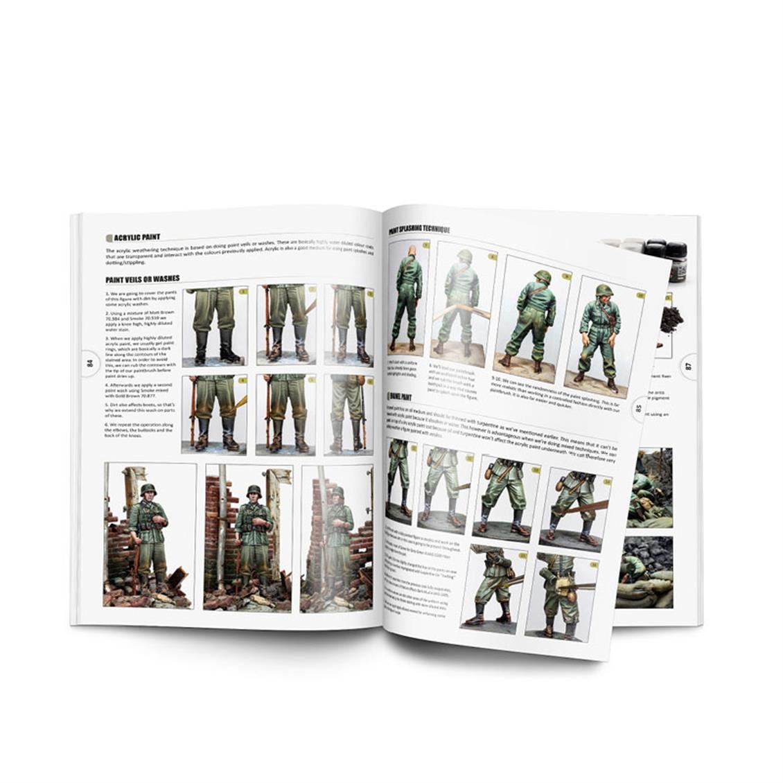 Vallejo 75041 Diorama Project 1.2 Figures, 152 Sayfa, İngilizce Modelcilik Kitabı