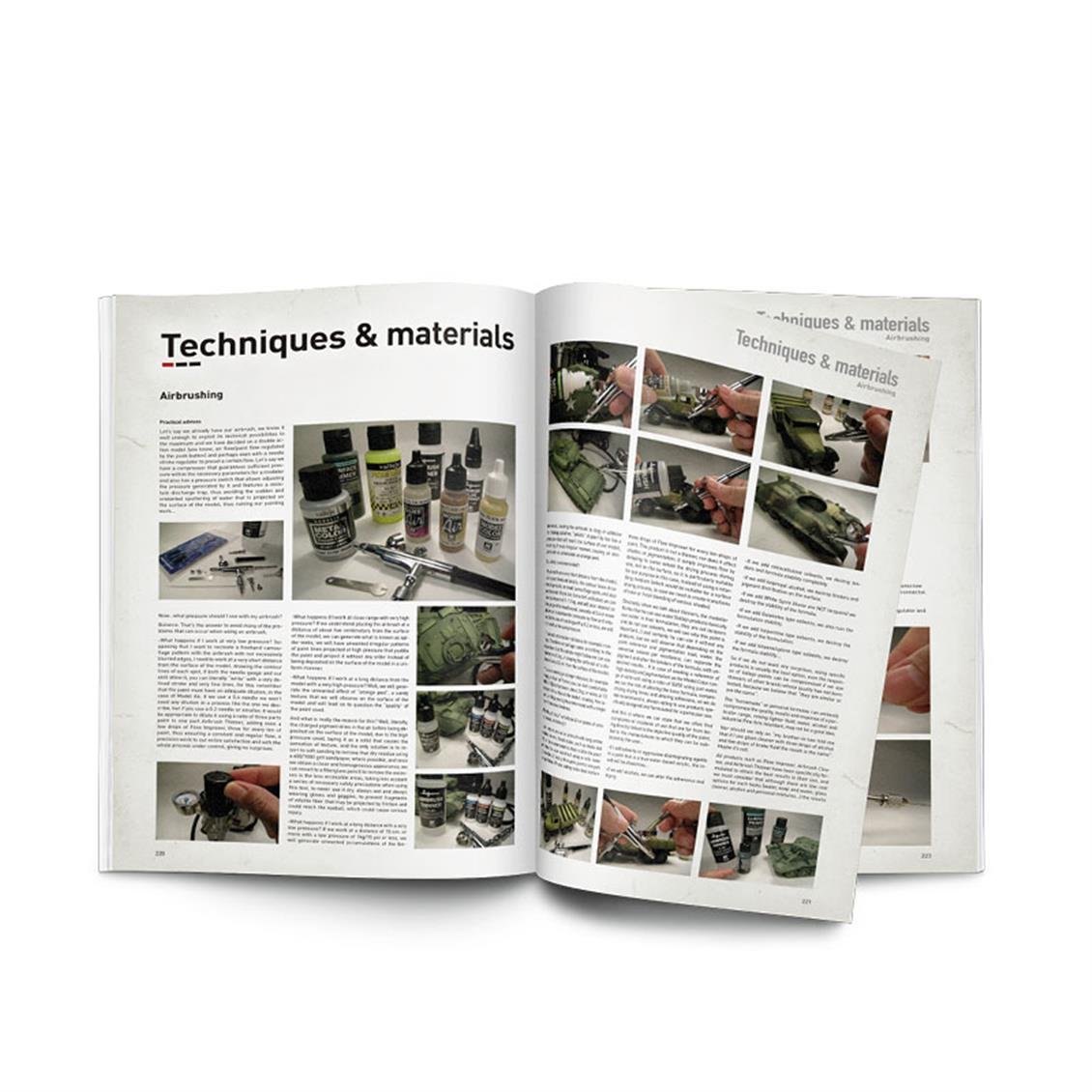 Vallejo 75043 Red Steel by Chema Cabrero, 240 Sayfa, İngilizce Modelcilik Kitabı