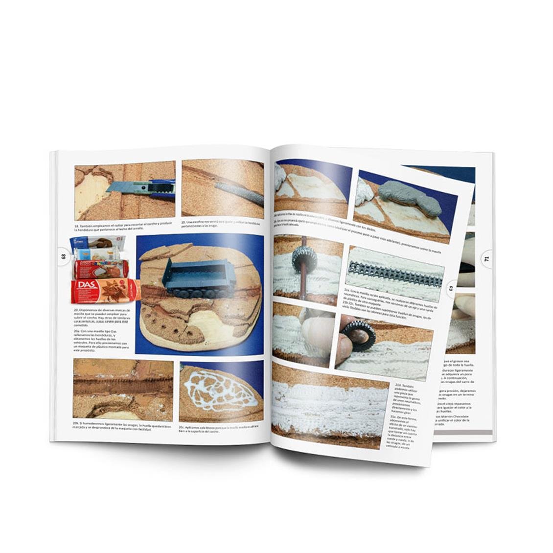 Vallejo 75049 Diorama Project 1.3 Scenary & Diorama, 120 Sayfa, İngilizce Modelcilik Kitabı