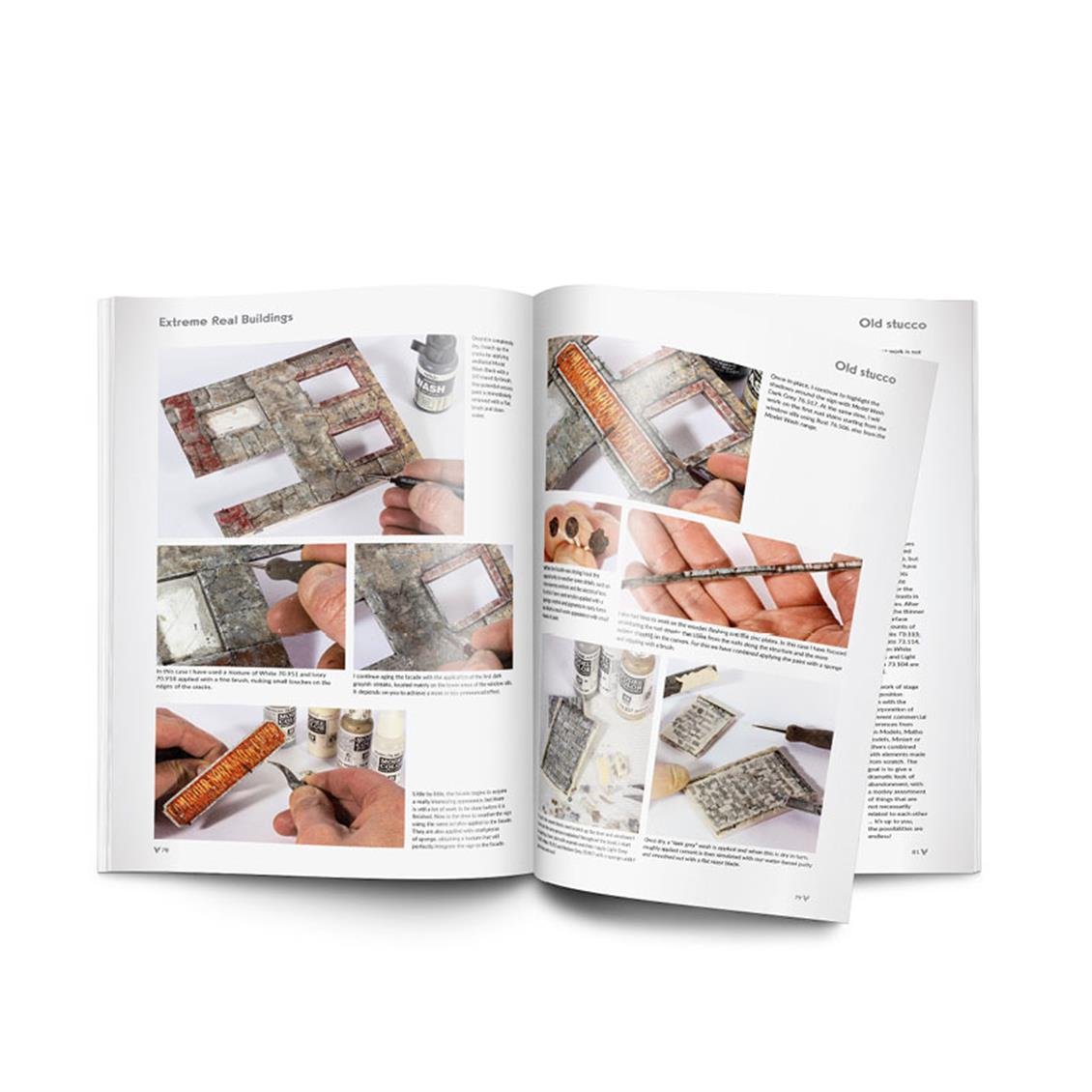 Vallejo 75050 Extreme Real Buildings, 192 Sayfa, İngilizce Modelcilik Kitabı