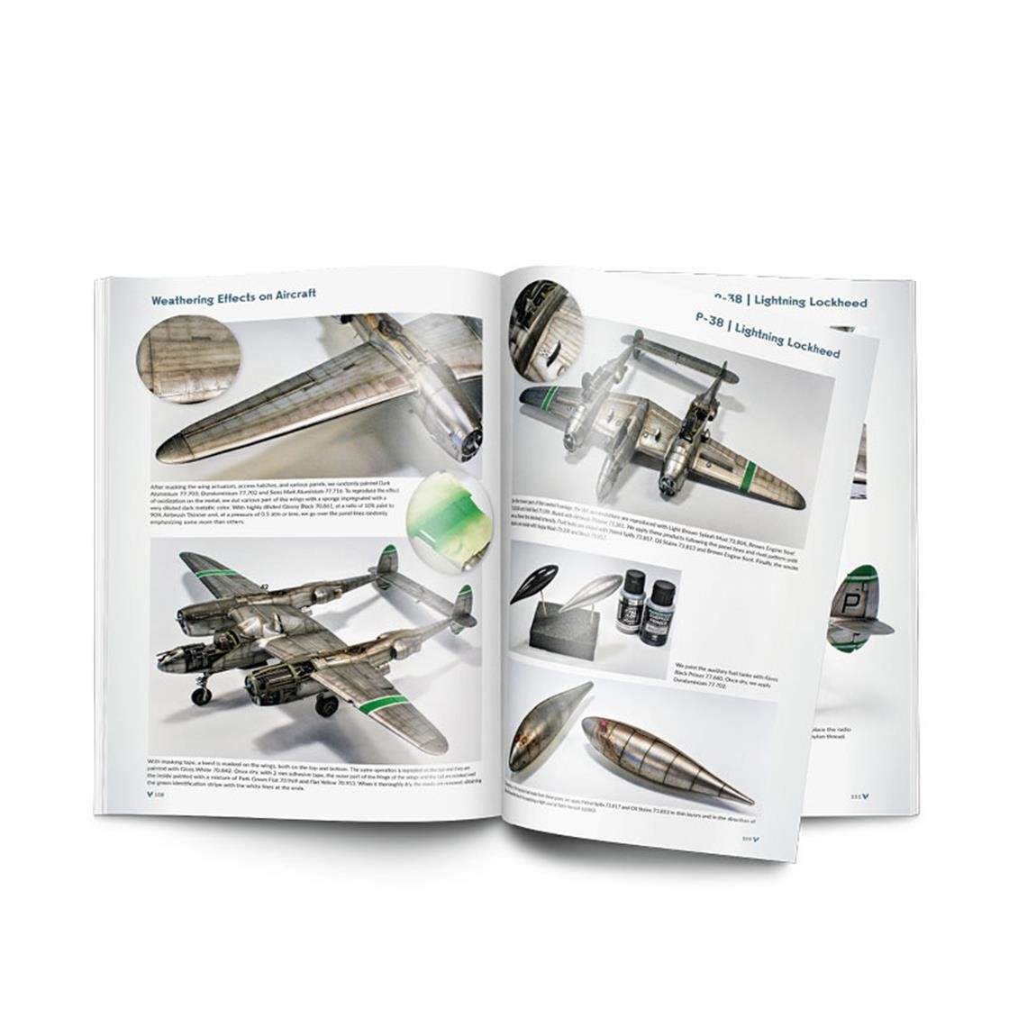 Vallejo 75056 Weathering Effects on Aircraft, 160 Sayfa, İngilizce Modelcilik Kitabı