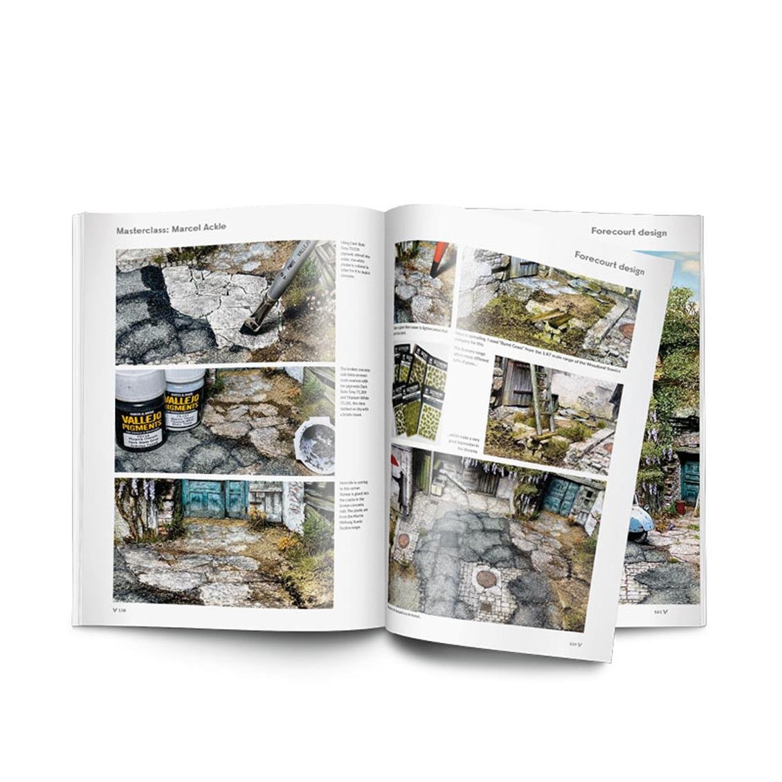 Vallejo 75065 Diorama by Marcel Ackle, 160 Sayfa, İngilizce Modelcilik Kitabı