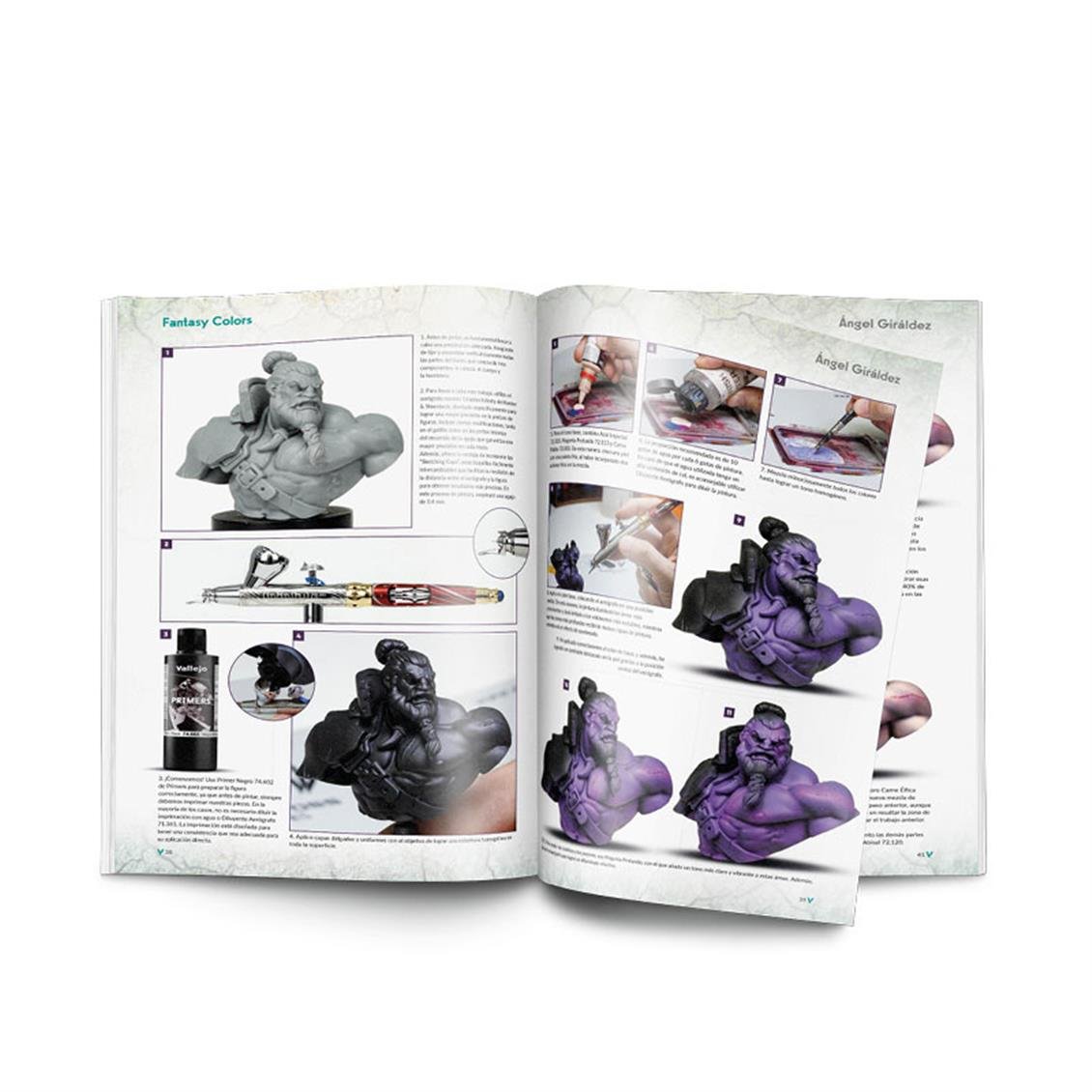 Vallejo 75069 Fantasy Colors, Sayfa, İngilizceModelcilik Kitabı