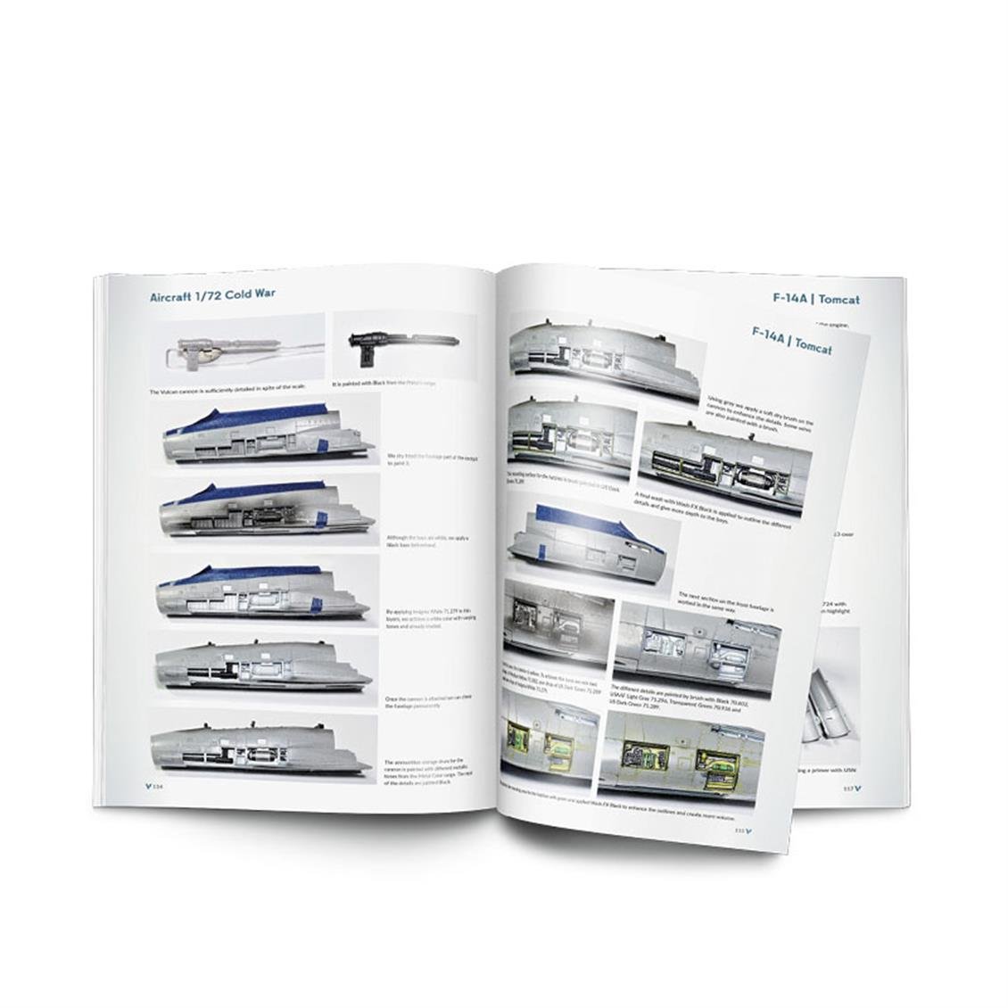 Vallejo 75071 Aircraft 1/72 Cold War, 136 Sayfa, İngilizce Modelcilik Kitabı