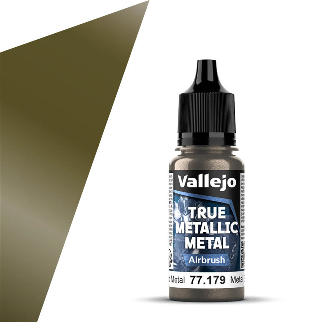 Vallejo 77179 18 ml. Aged Metal, Airbrush, True Metallic Metal (TMM) Serisi Model Boyası