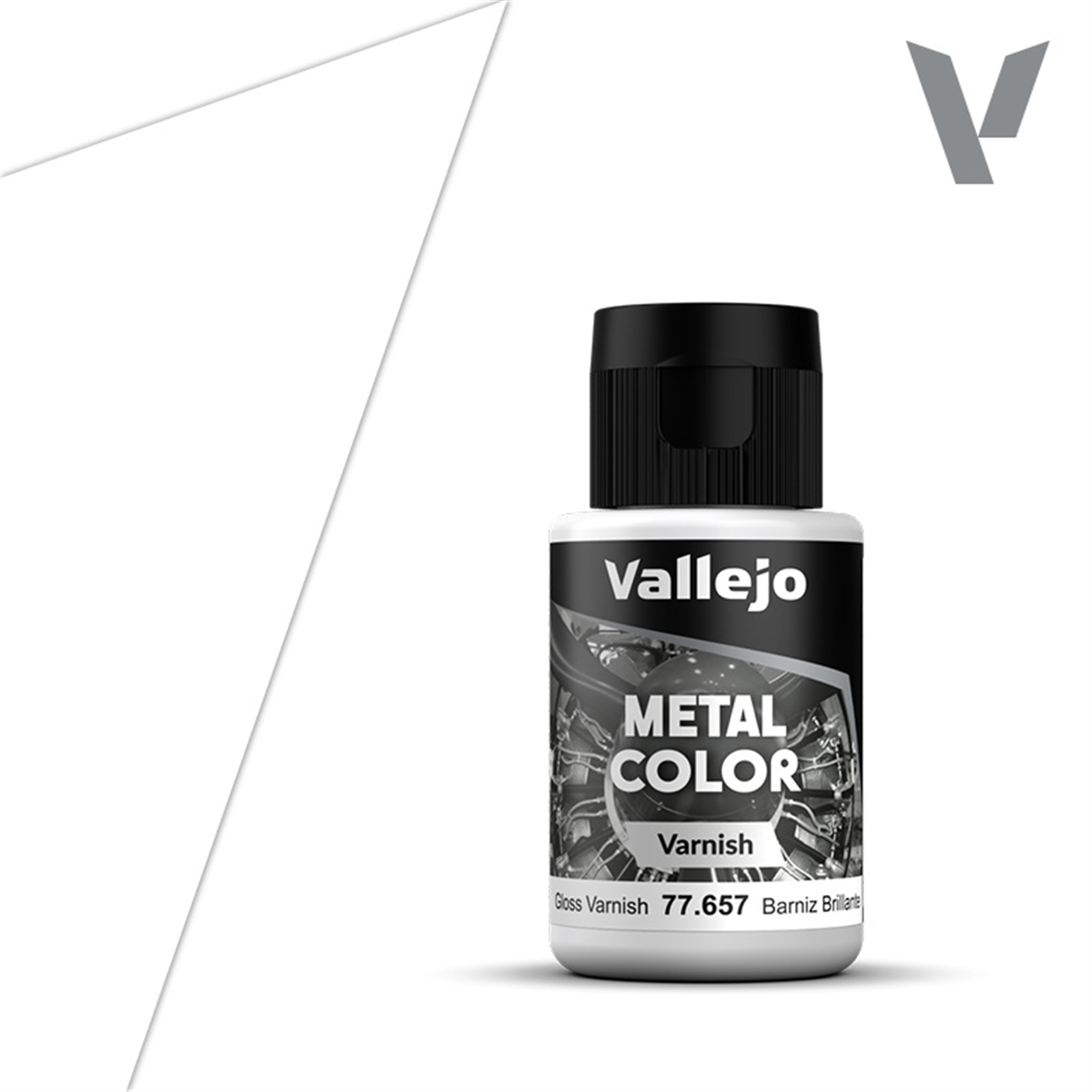 Vallejo 77657 32 ml. Gloss Metall Lack, Metall -Farbserie Modellfarbe