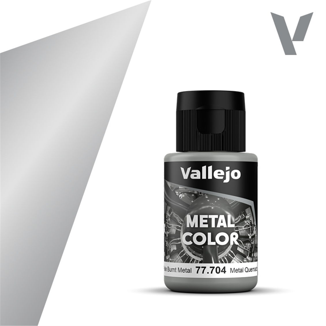 Vallejo 77704 32 ml. Pale Burnt Metal, Metal Color Series Model Paint