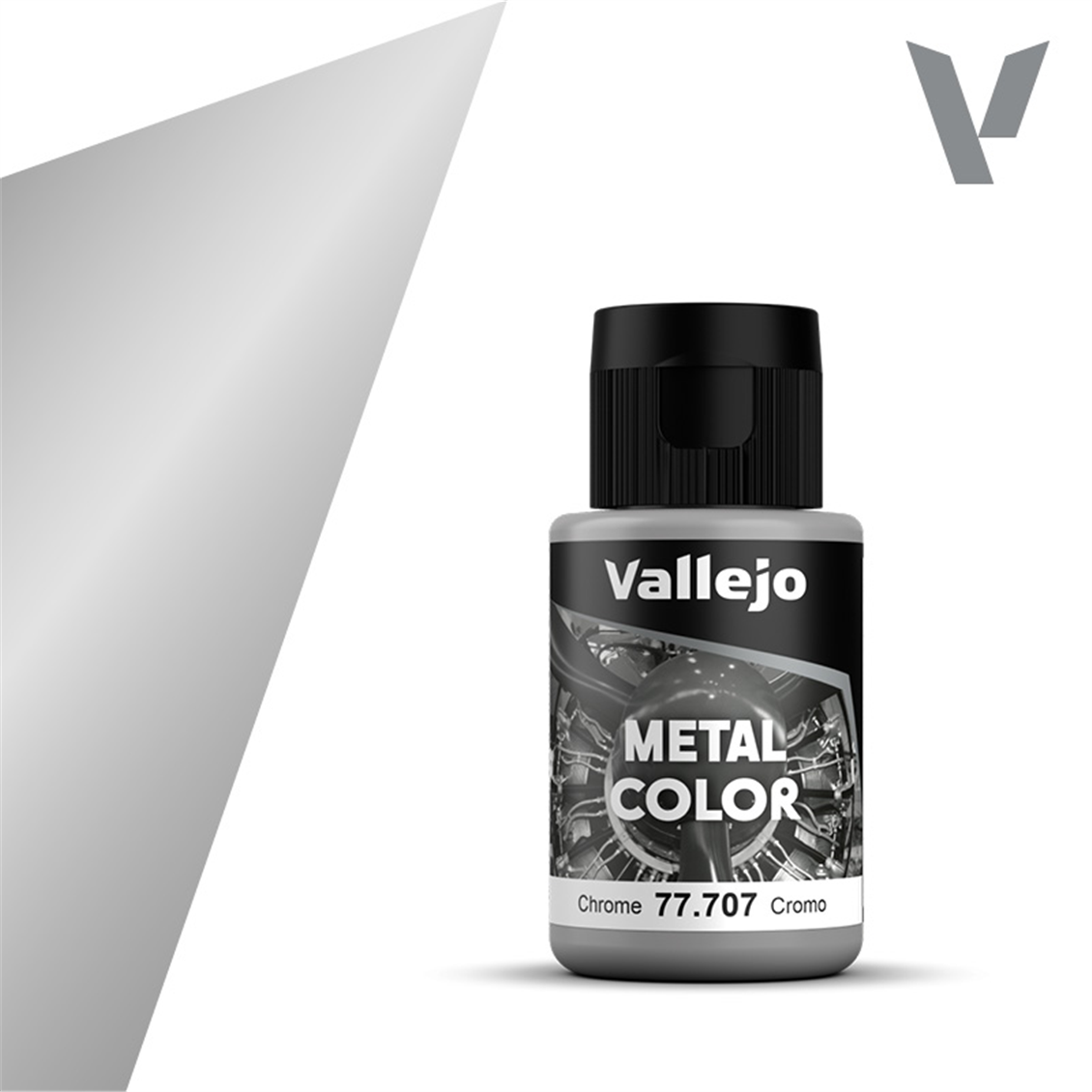 Vallejo 77707 32 ml. Chrome, Metal Color Serisi Model Boyası