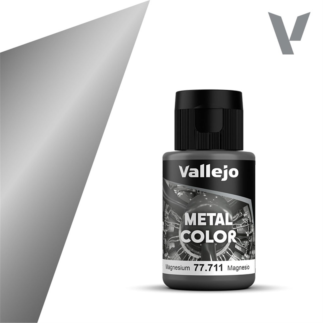 Vallejo 77711 32 ml. Magnesium, Metal Color Serisi Model Boyası