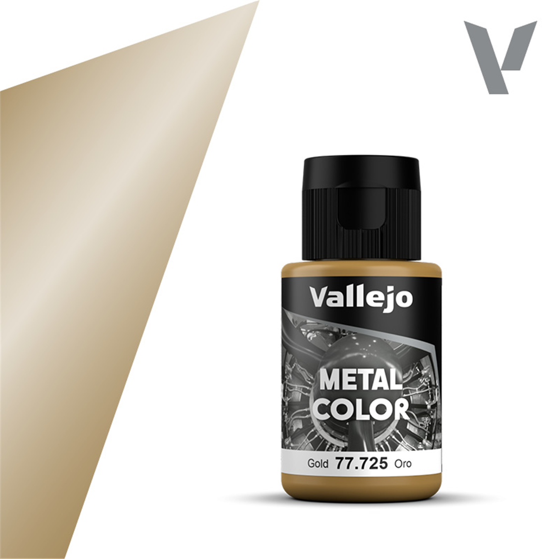 Vallejo 77725 32 ml. Gold, Metal Color Series Model Paint