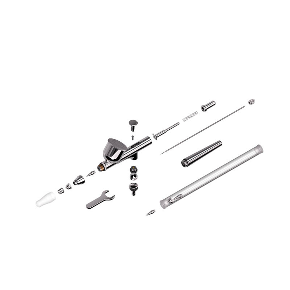 Vallejo 90003 EasyAir, Tekt Hamleli (Single Action),  0.3 mm. Memeli, 9 ml. Hazneli Boya Tabancası
