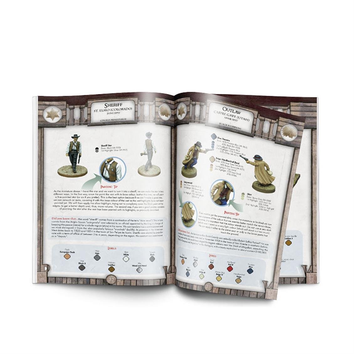 Vallejo PAWA010 Vahşi Batı Figürleri Boyama Teknikleri, 72 Sayfa, İngilizce