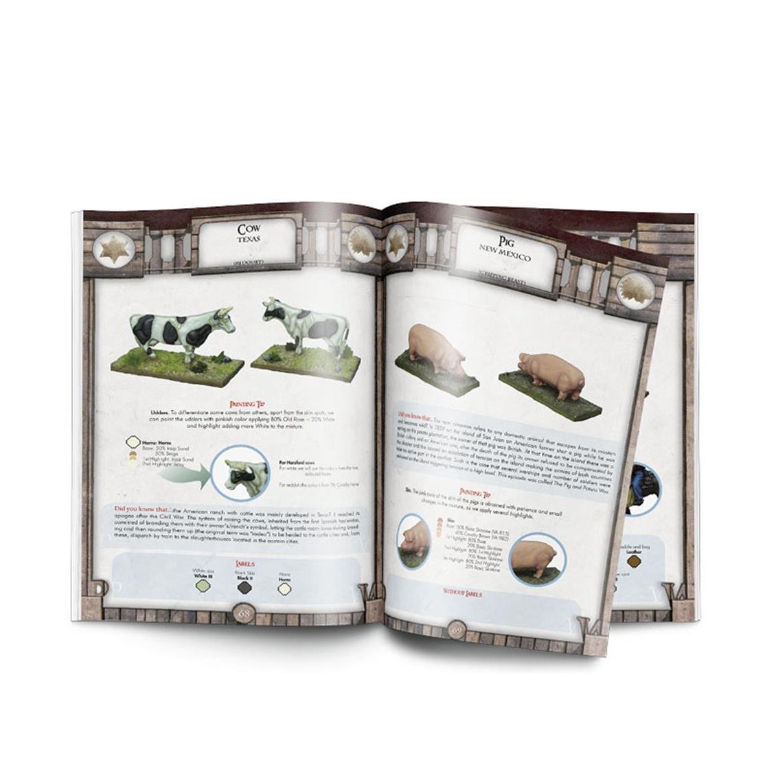 Vallejo PAWA010 Vahşi Batı Figürleri Boyama Teknikleri, 72 Sayfa, İngilizce