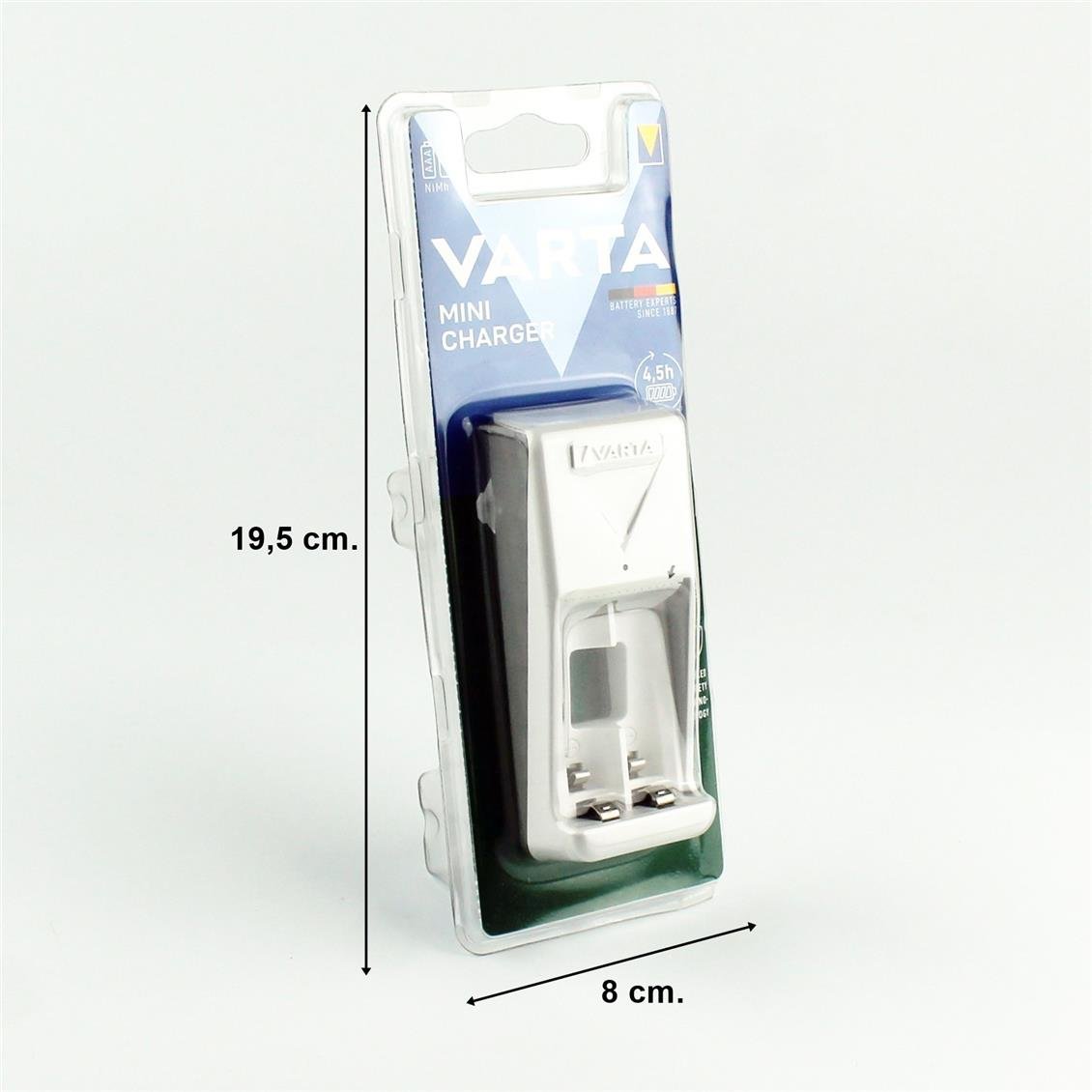 Varta 5451 Mini Şarj Cihazı 220 Volt, Ni-Mh 2,'li Kalem yada İnce Kalem Pil için